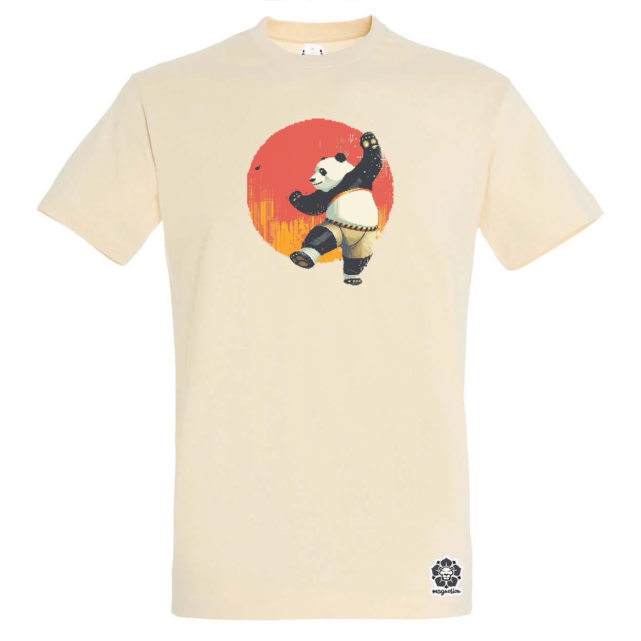 Pixelart kung fu panda v3 egyedi póló 