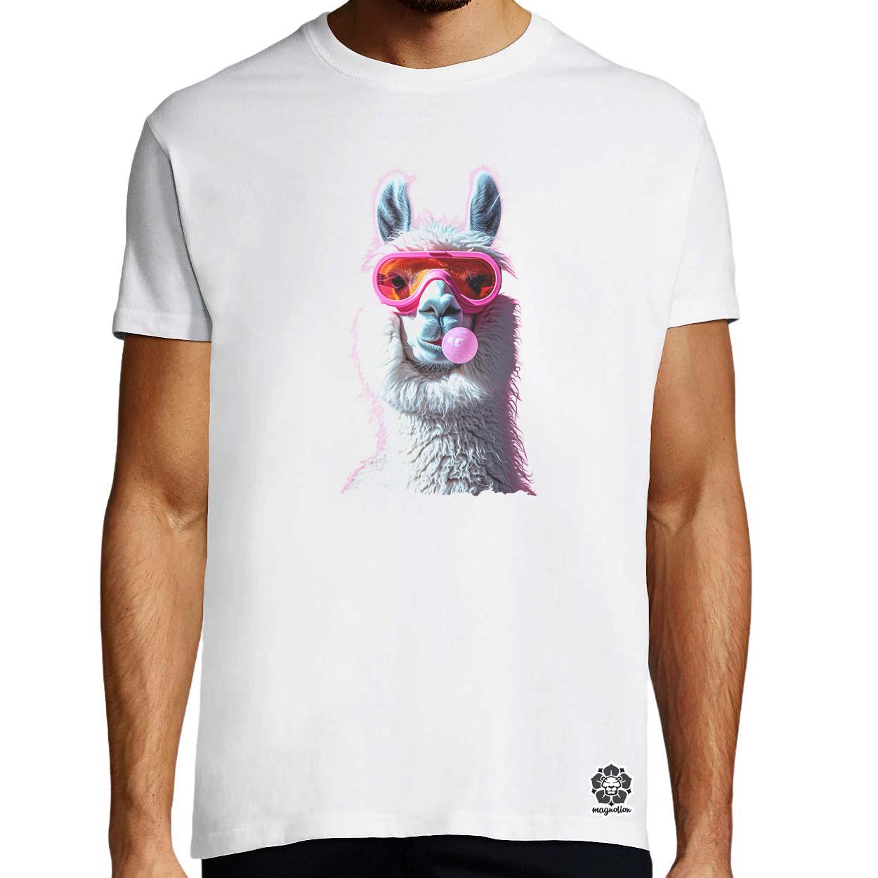 Popart láma v1 egyedi póló 