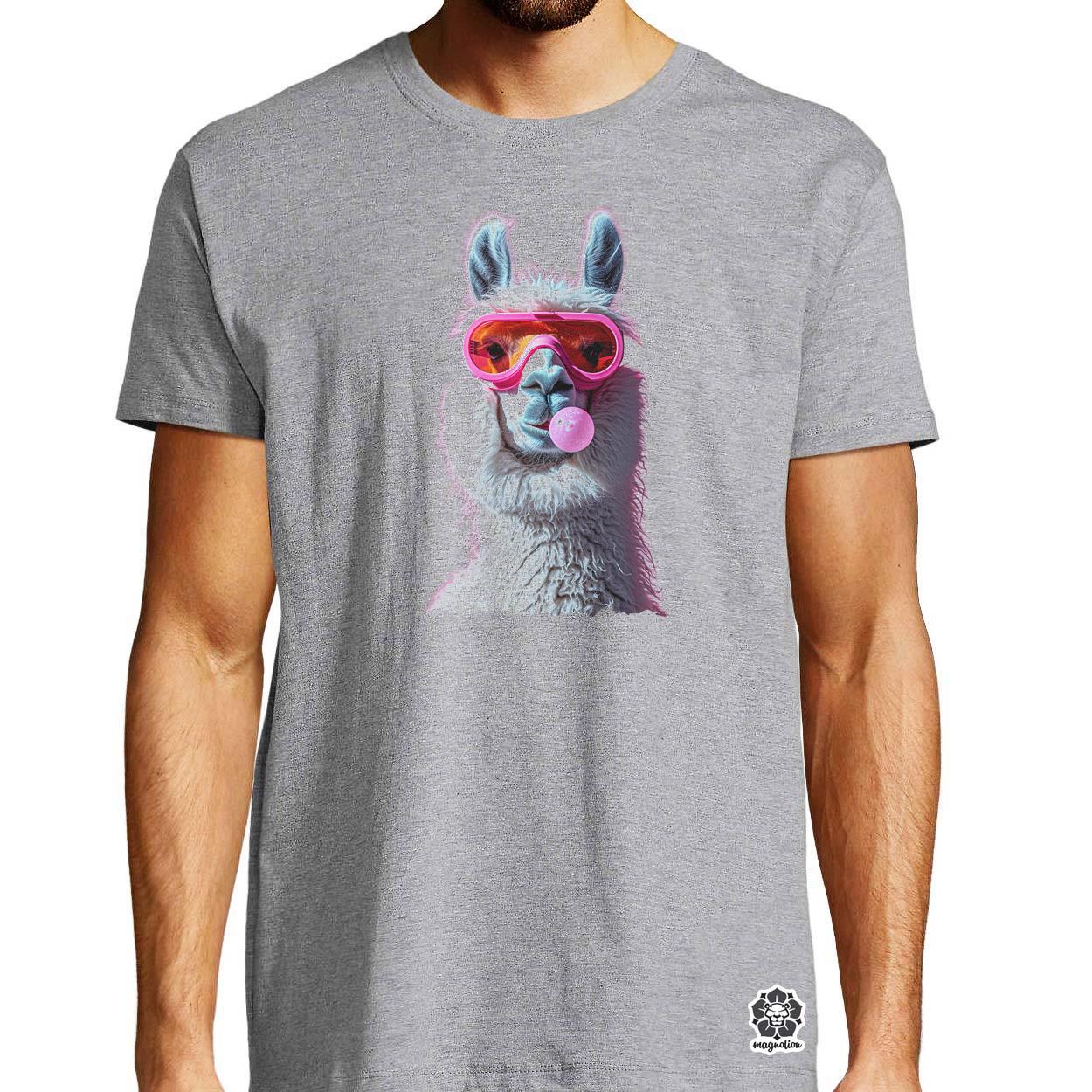 Popart láma v1 egyedi póló 
