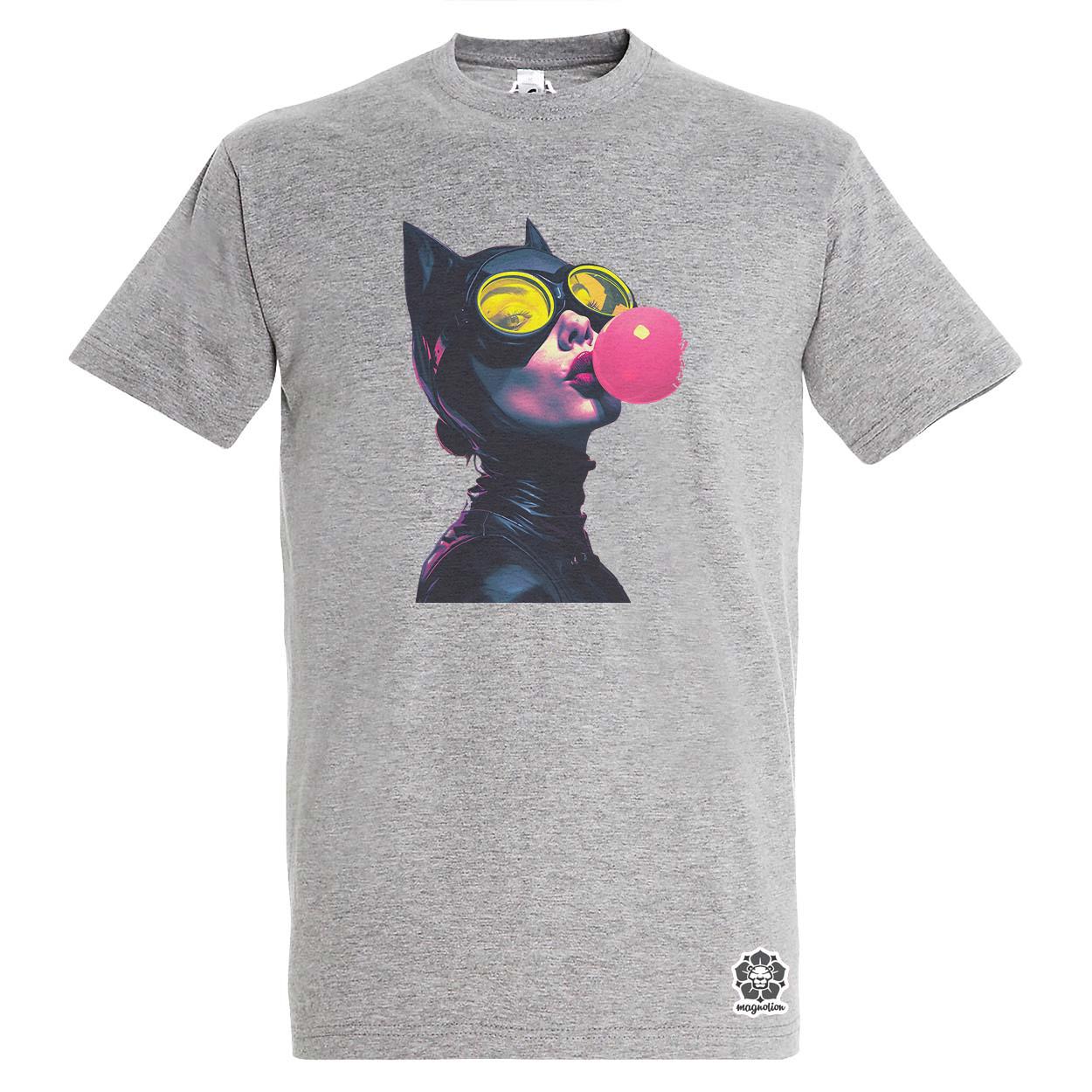 Popart macskanő v4 egyedi póló 