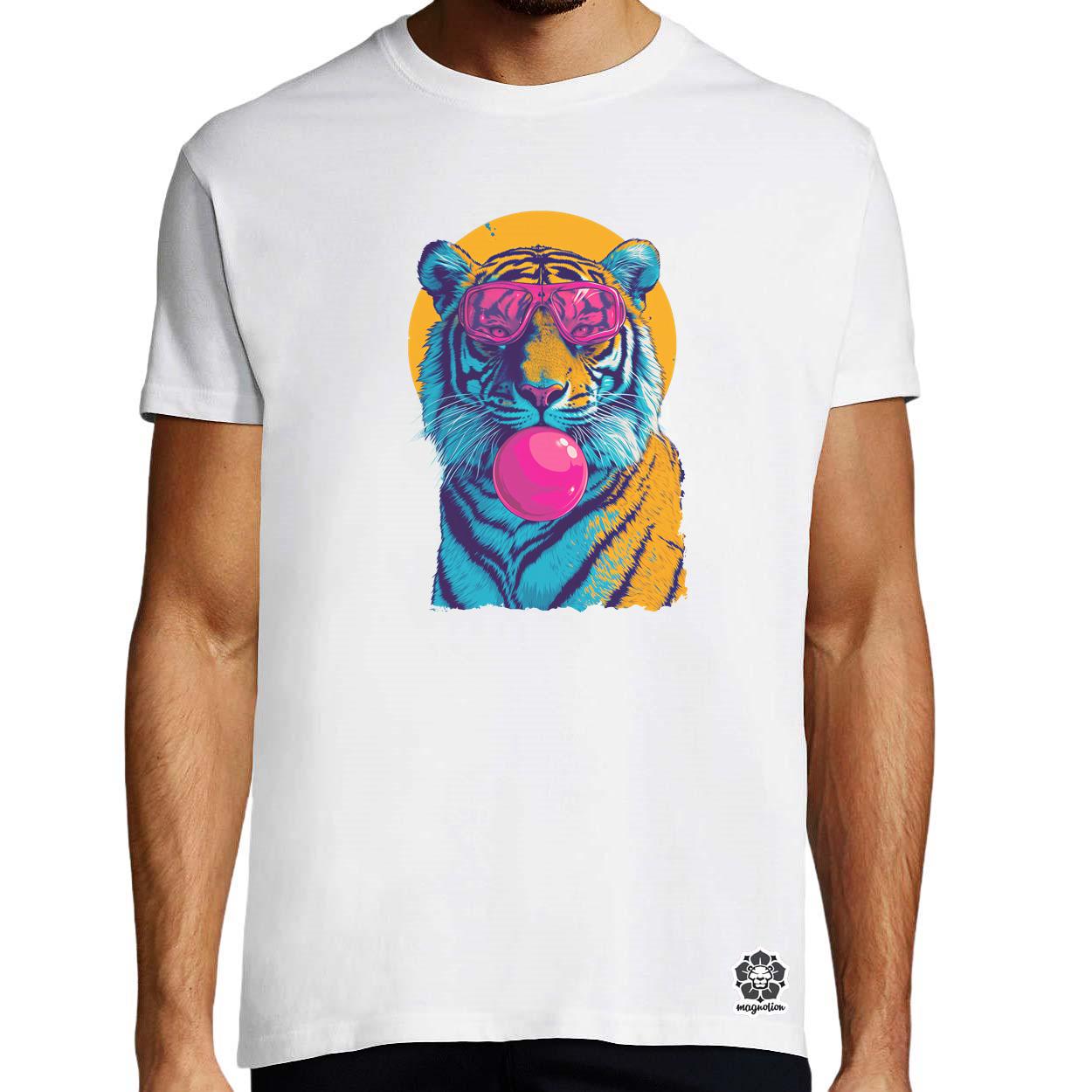 Popart tigris v4 egyedi póló 