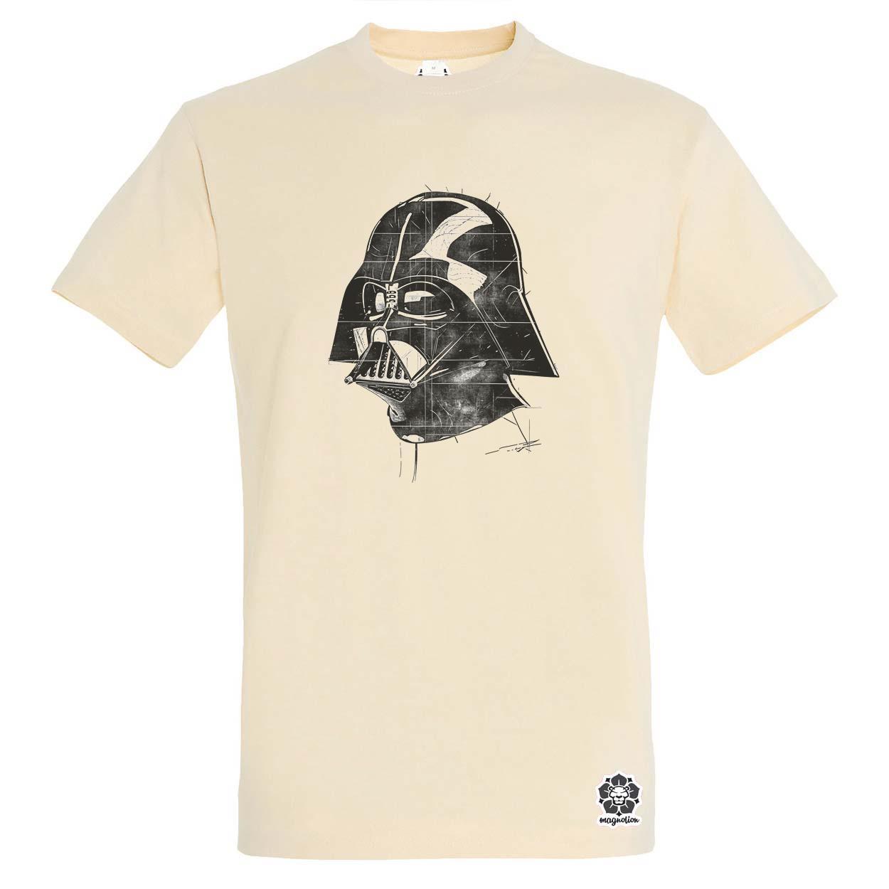 Vader sapka szkeccs v3 egyedi póló 