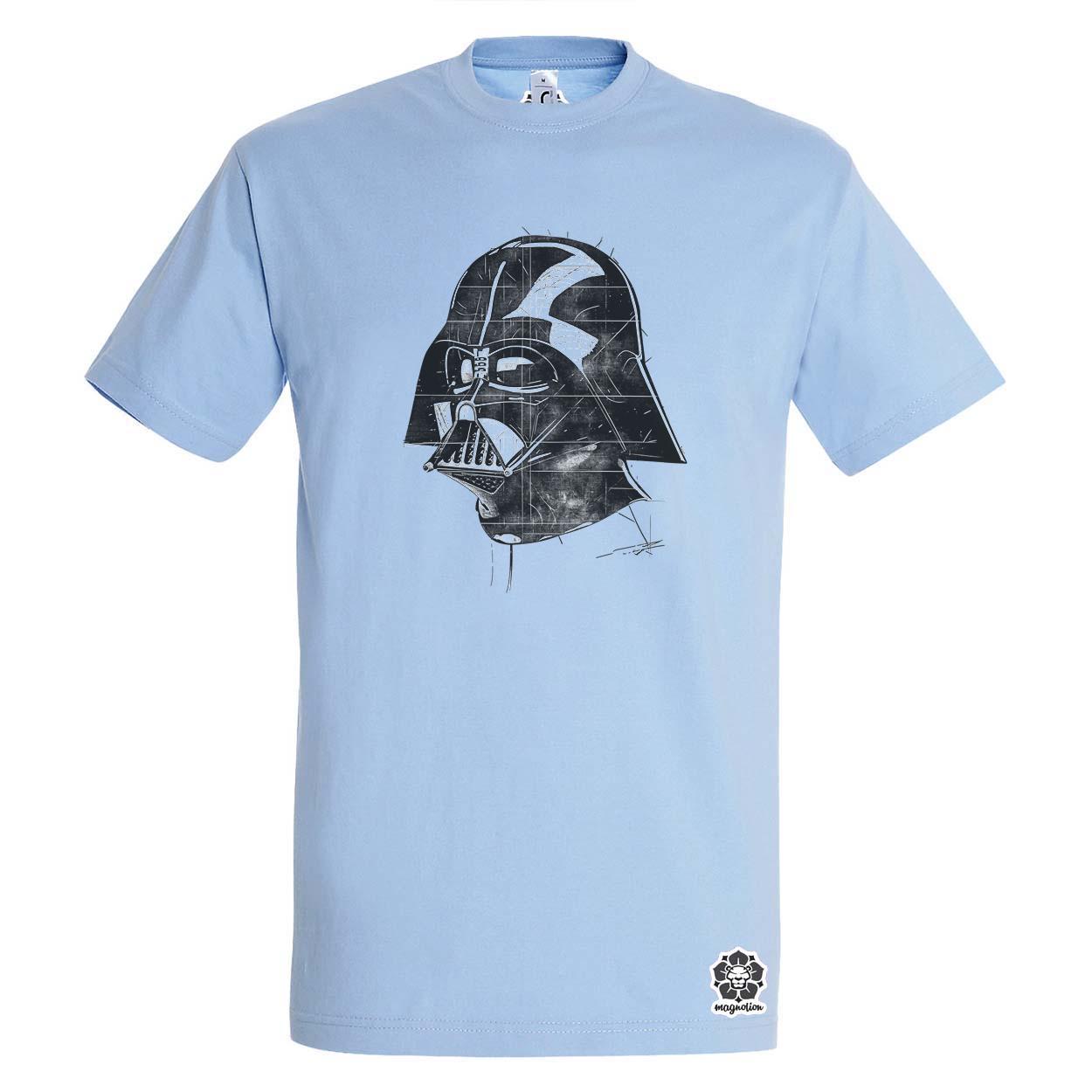 Vader sapka szkeccs v3 egyedi póló 