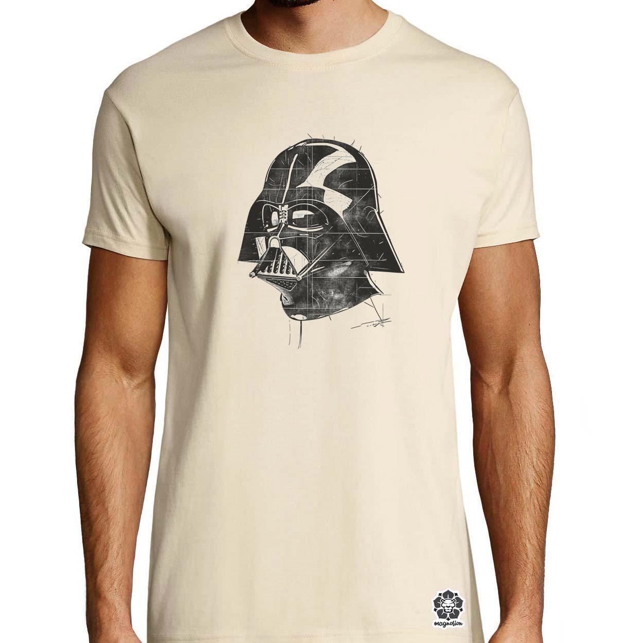 Vader sapka szkeccs v3 egyedi póló 