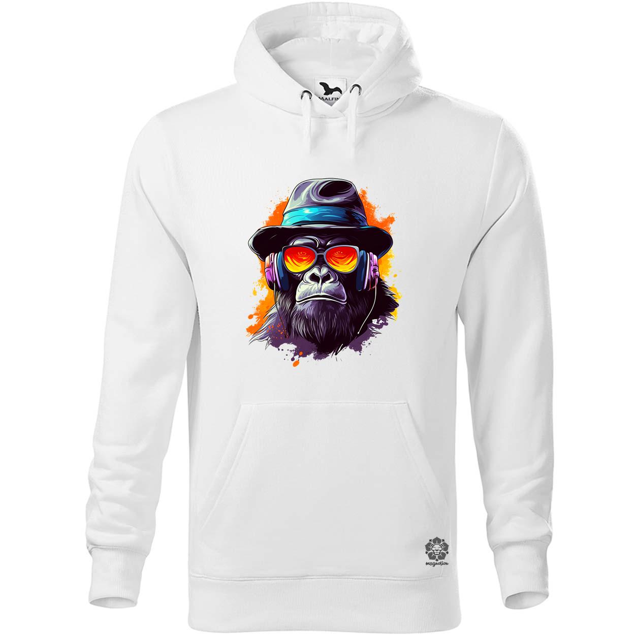 Gorilla zenét hallgat v10 egyedi  pulóver 