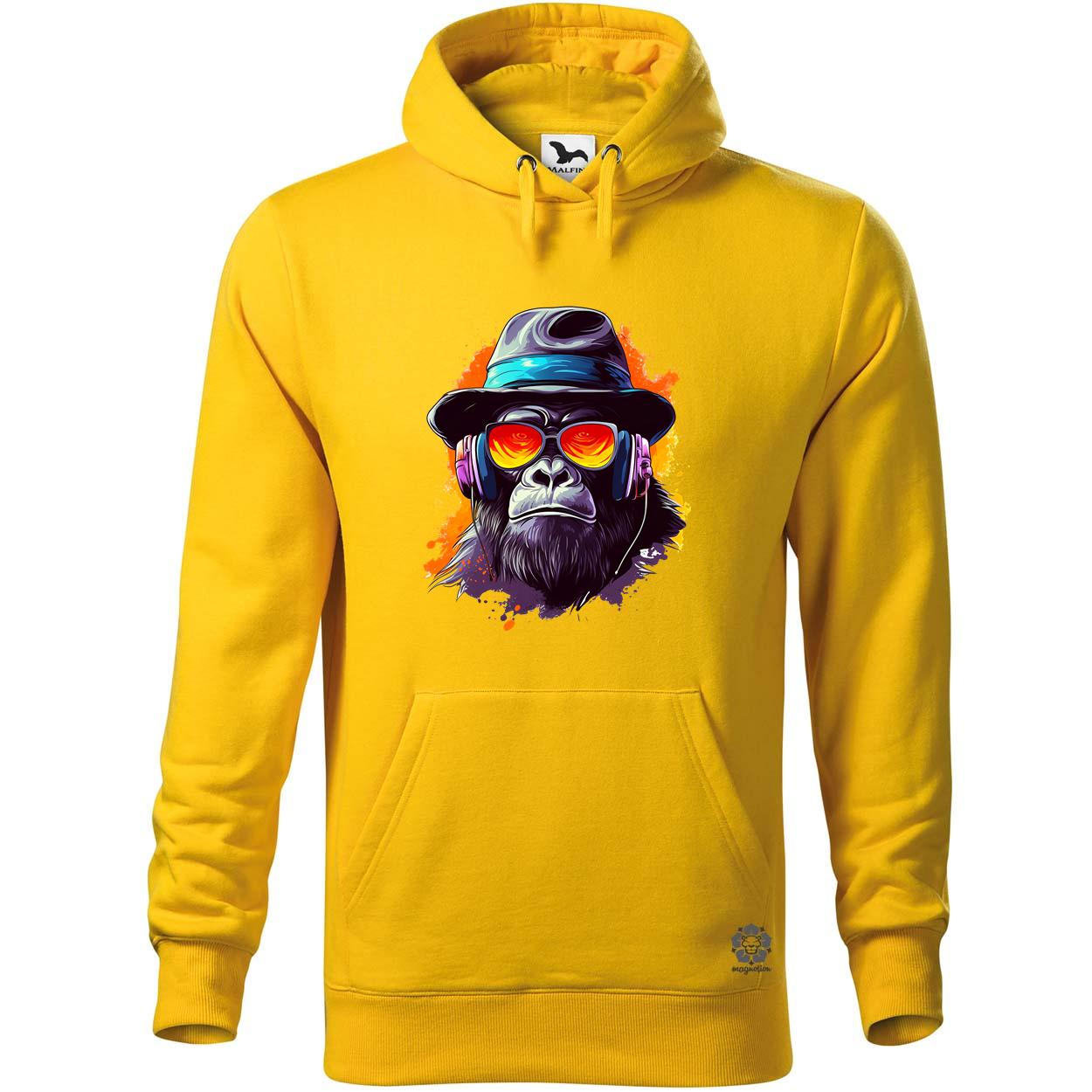 Gorilla zenét hallgat v10 egyedi  pulóver 