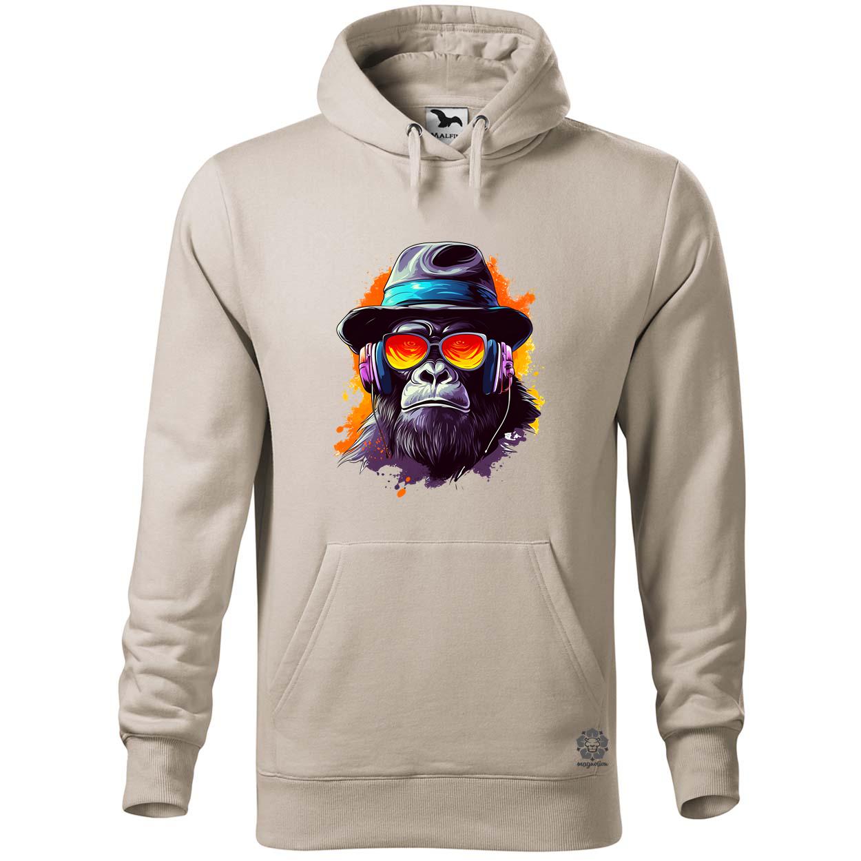 Gorilla zenét hallgat v10 egyedi  pulóver 