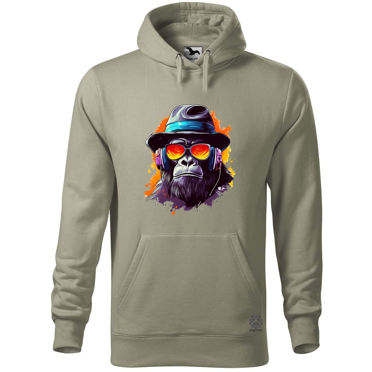 Gorilla zenét hallgat v10 egyedi  pulóver 