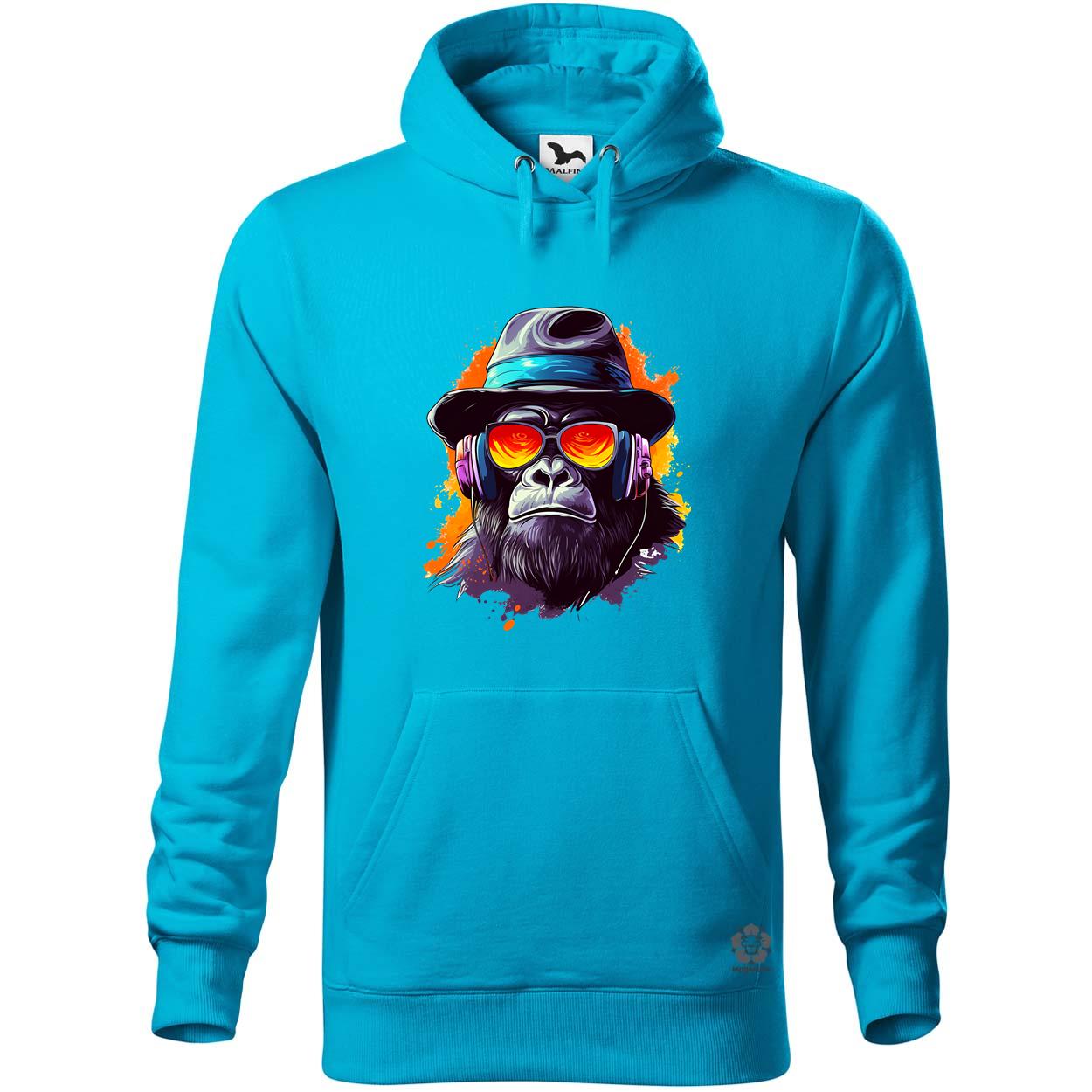 Gorilla zenét hallgat v10 egyedi  pulóver 