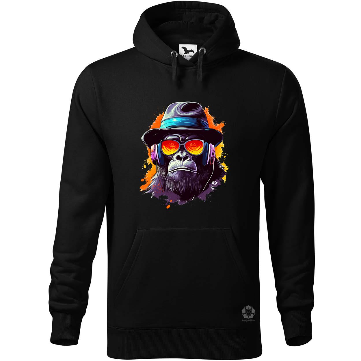 Gorilla zenét hallgat v10 egyedi  pulóver 