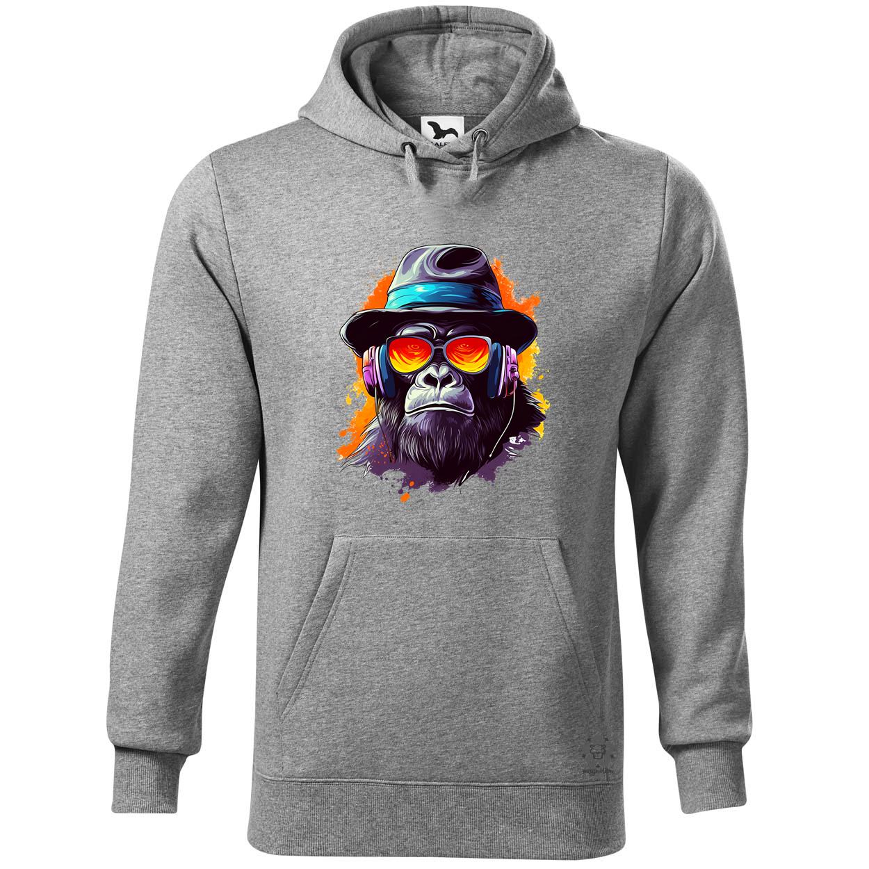 Gorilla zenét hallgat v10 egyedi  pulóver 