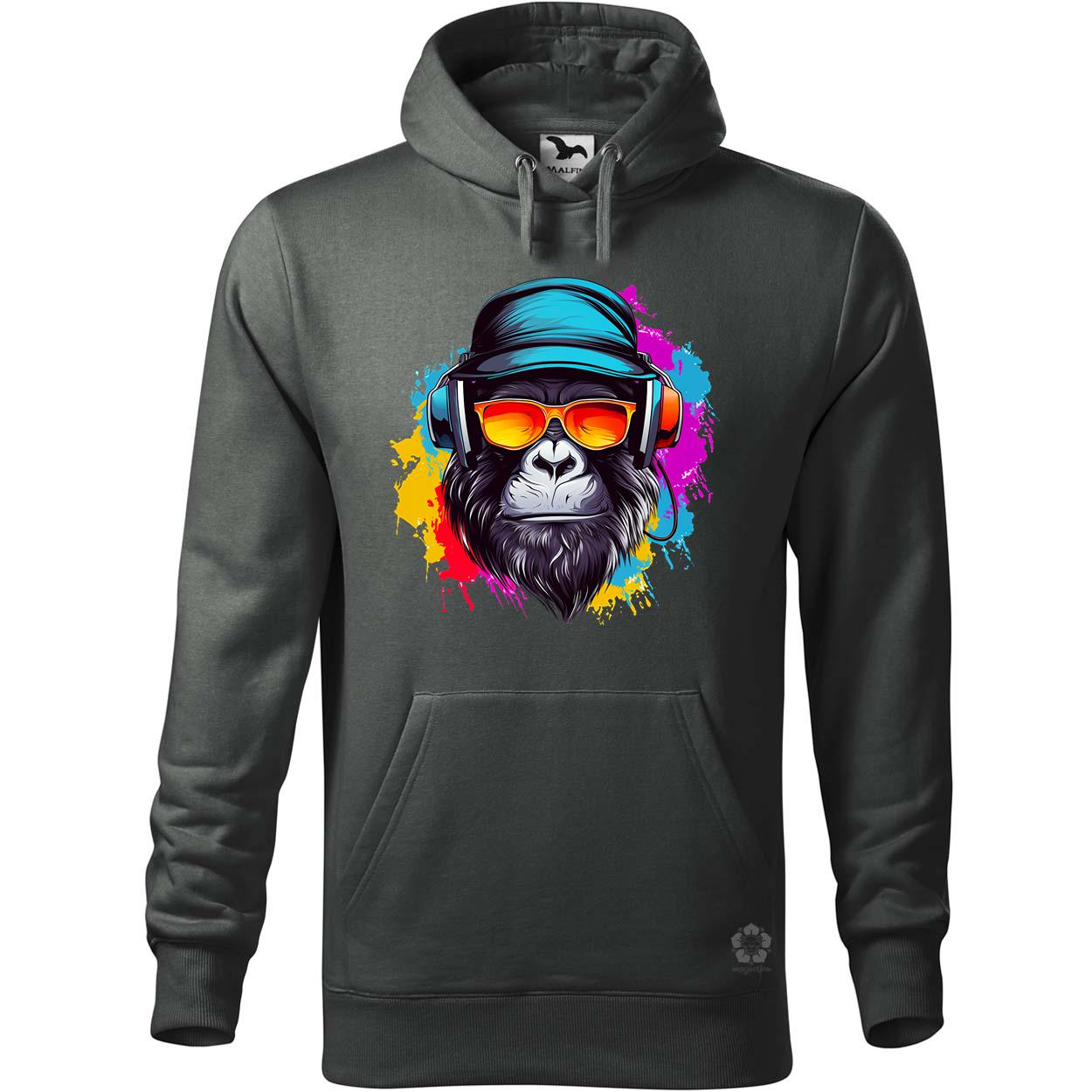 Gorilla zenét hallgat v3 egyedi  pulóver 