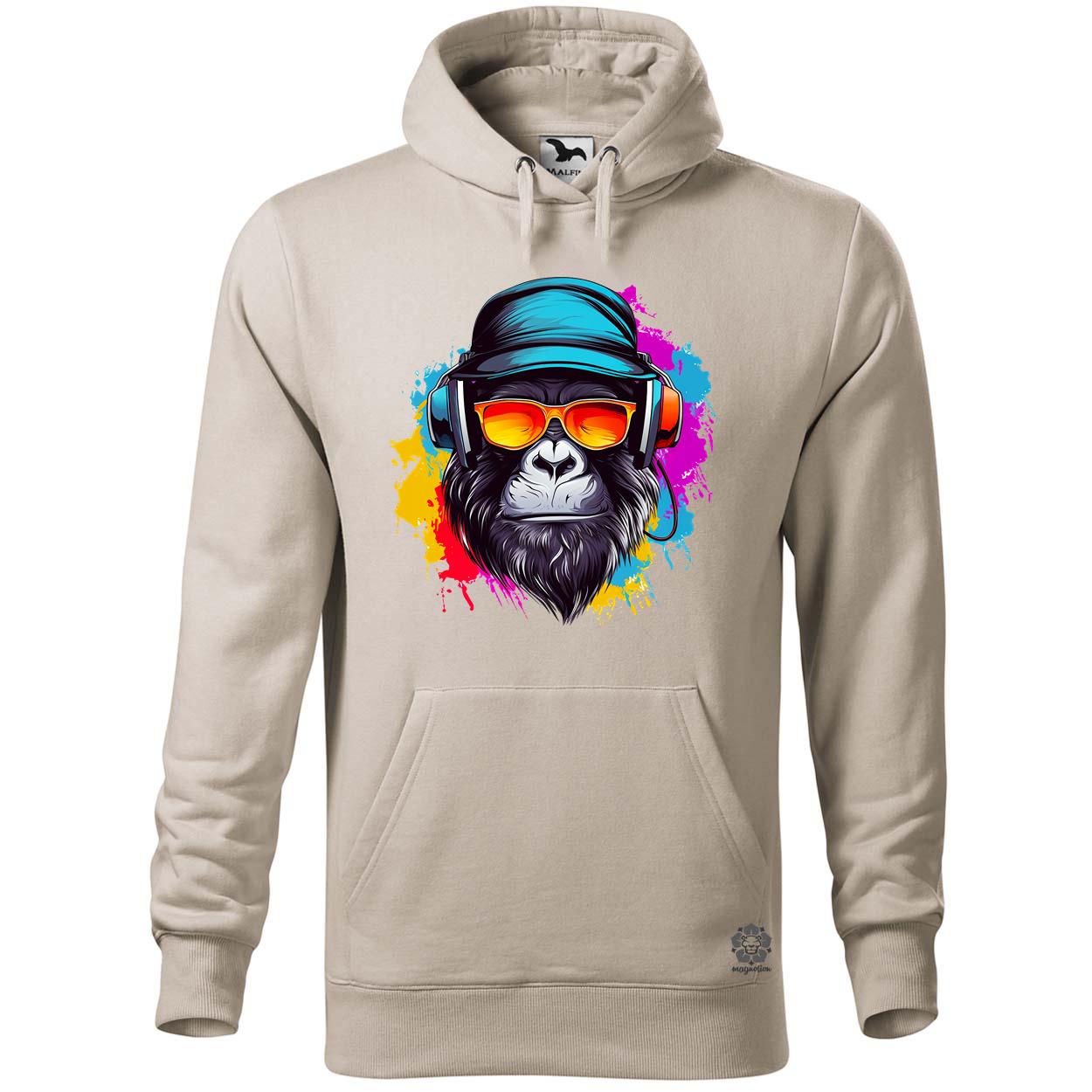 Gorilla zenét hallgat v3 egyedi  pulóver 