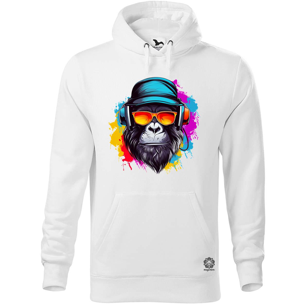 Gorilla zenét hallgat v3 egyedi  pulóver 