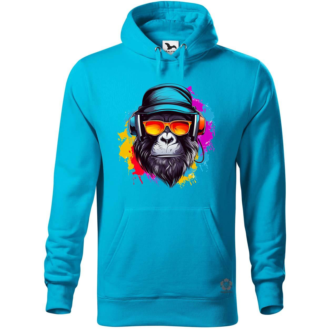Gorilla zenét hallgat v3 egyedi  pulóver 