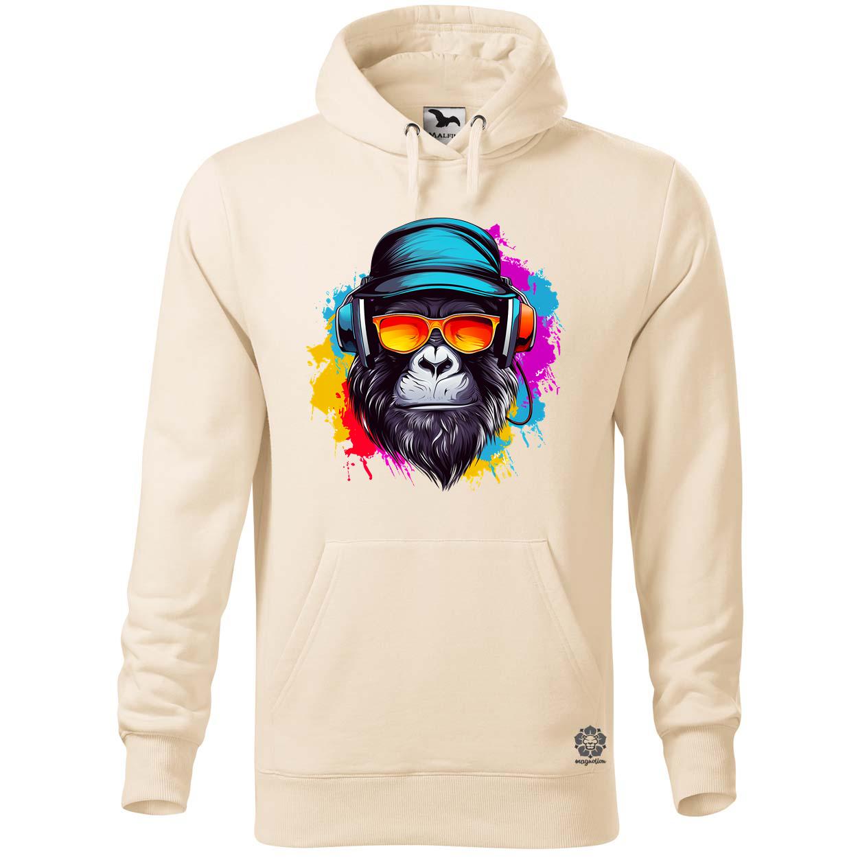 Gorilla zenét hallgat v3 egyedi  pulóver 