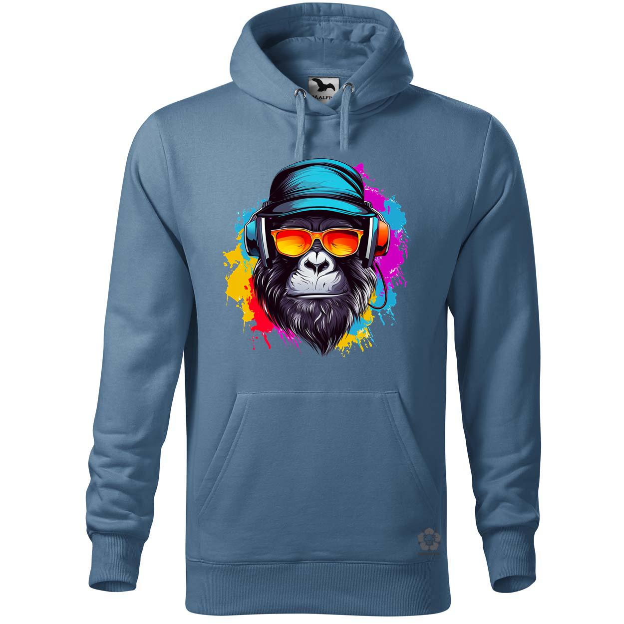 Gorilla zenét hallgat v3 egyedi  pulóver 
