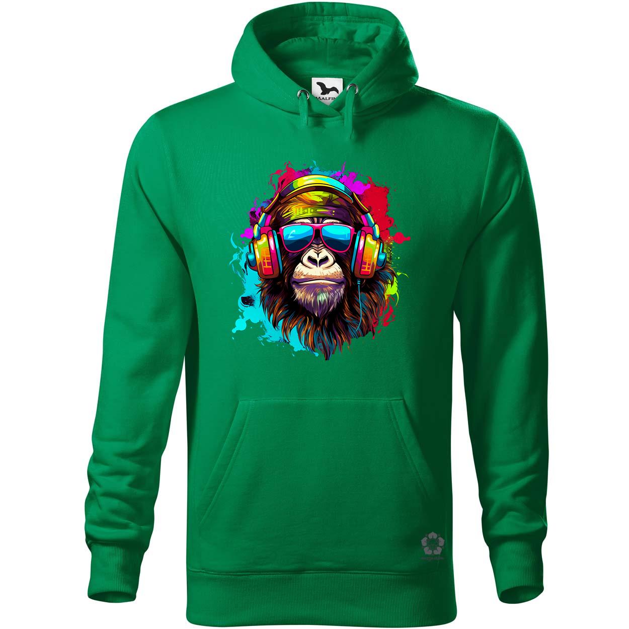 Gorilla zenét hallgat v4 egyedi  pulóver 