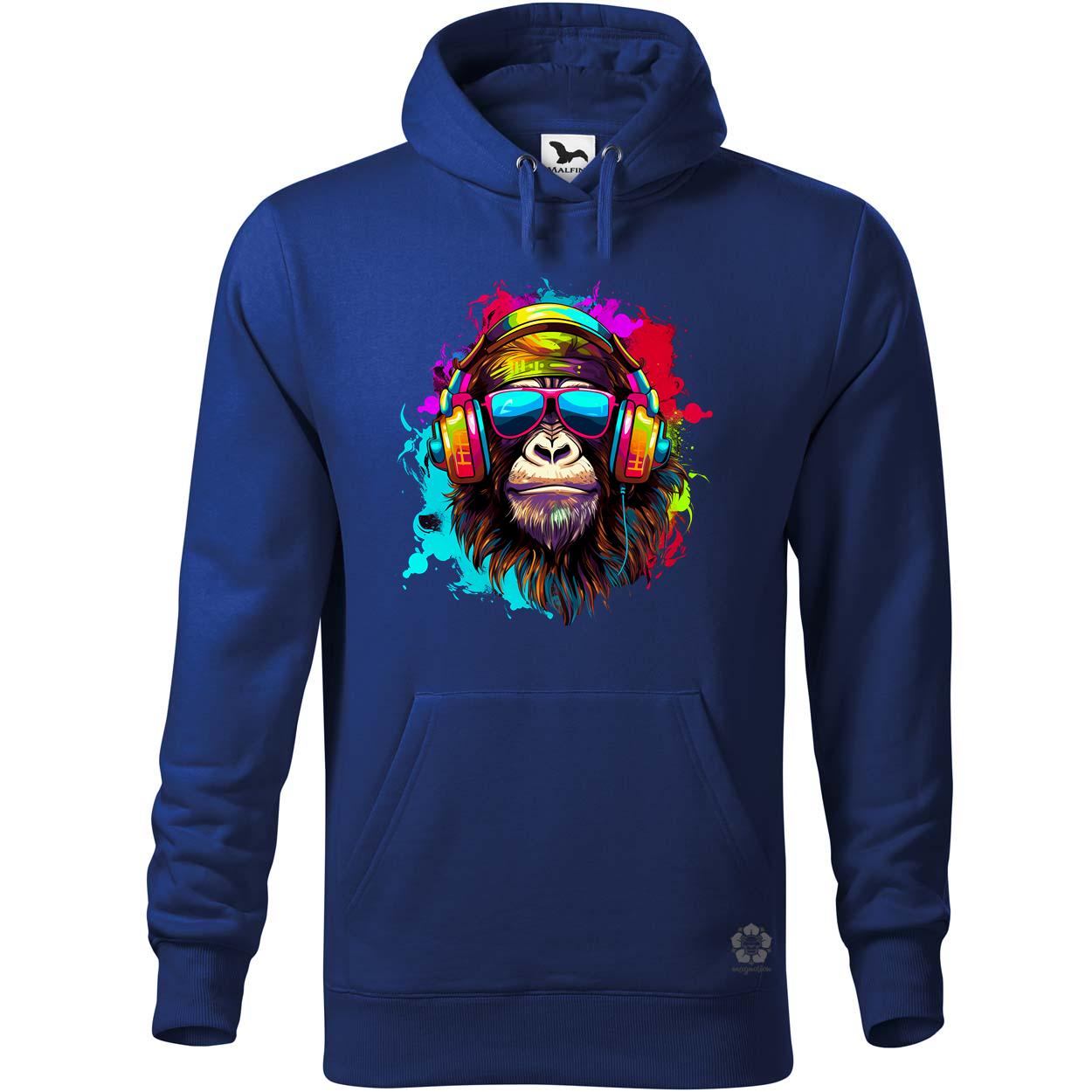 Gorilla zenét hallgat v4 egyedi  pulóver 