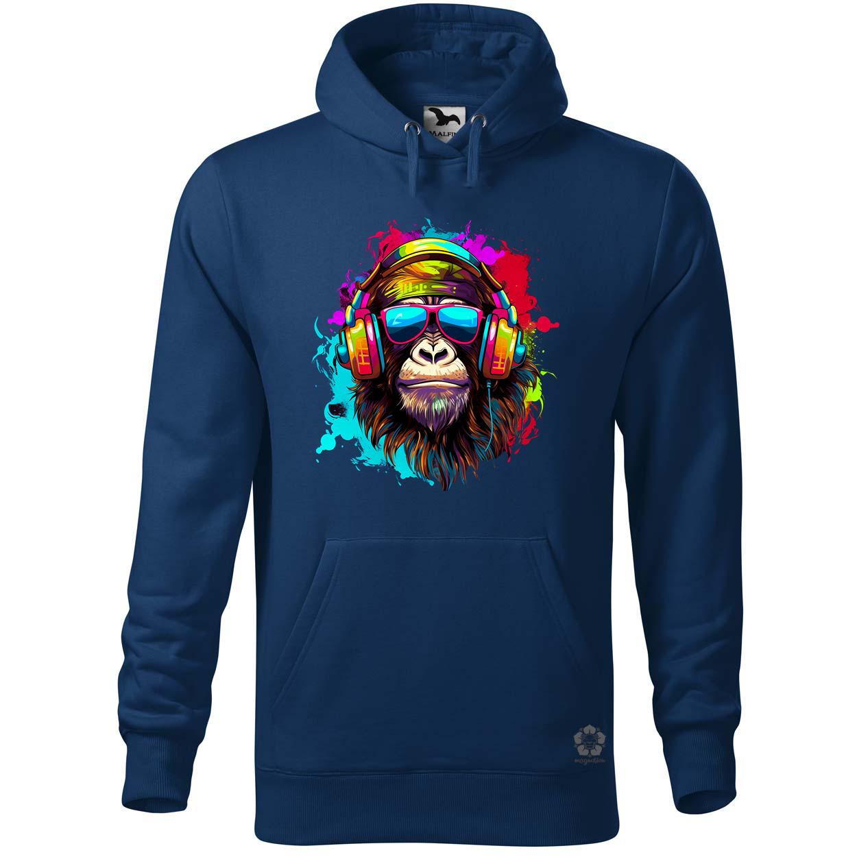 Gorilla zenét hallgat v4 egyedi  pulóver 