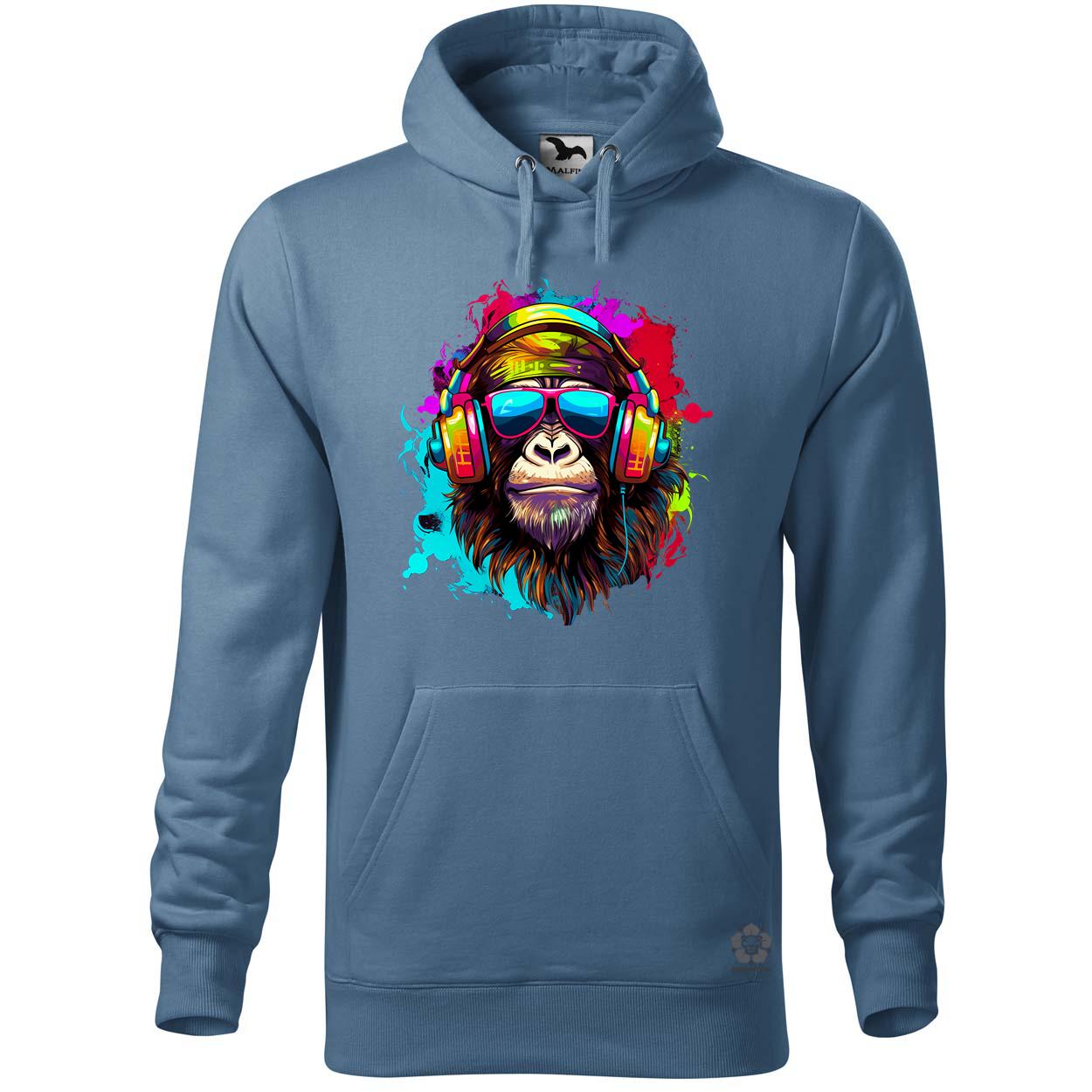 Gorilla zenét hallgat v4 egyedi  pulóver 