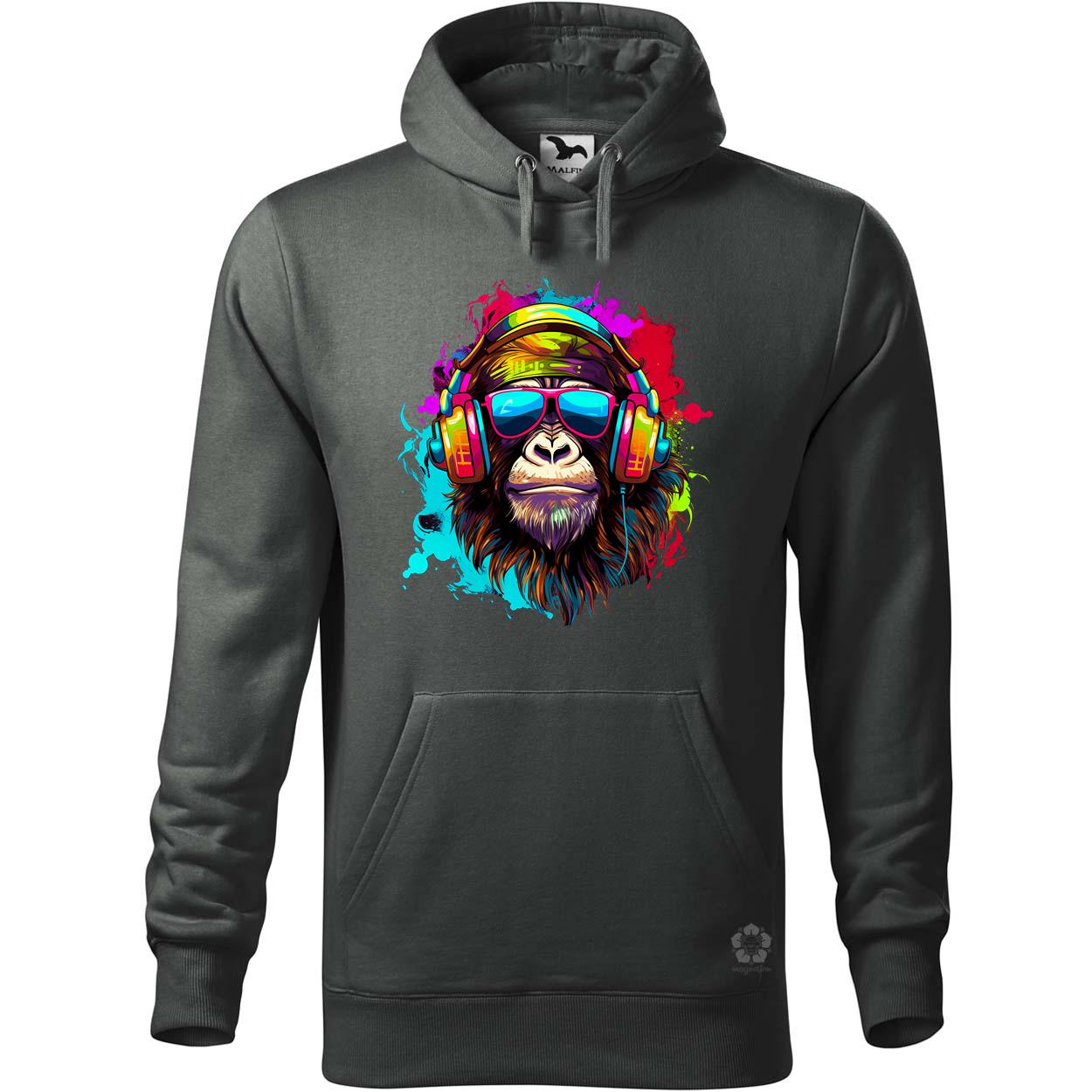 Gorilla zenét hallgat v4 egyedi  pulóver 