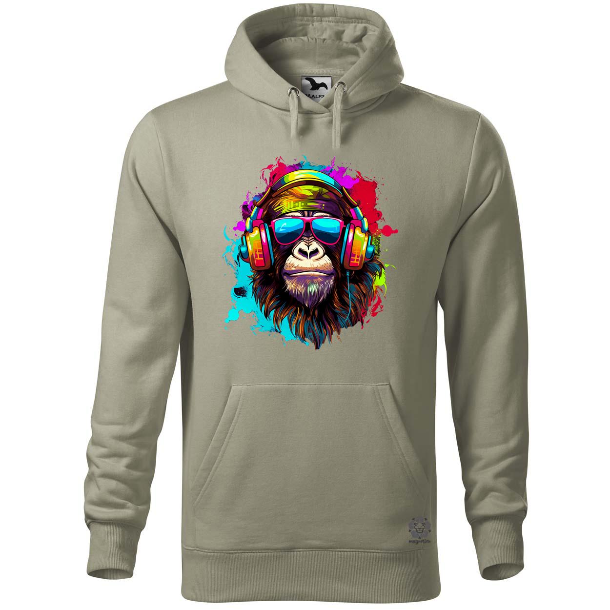 Gorilla zenét hallgat v4 egyedi  pulóver 