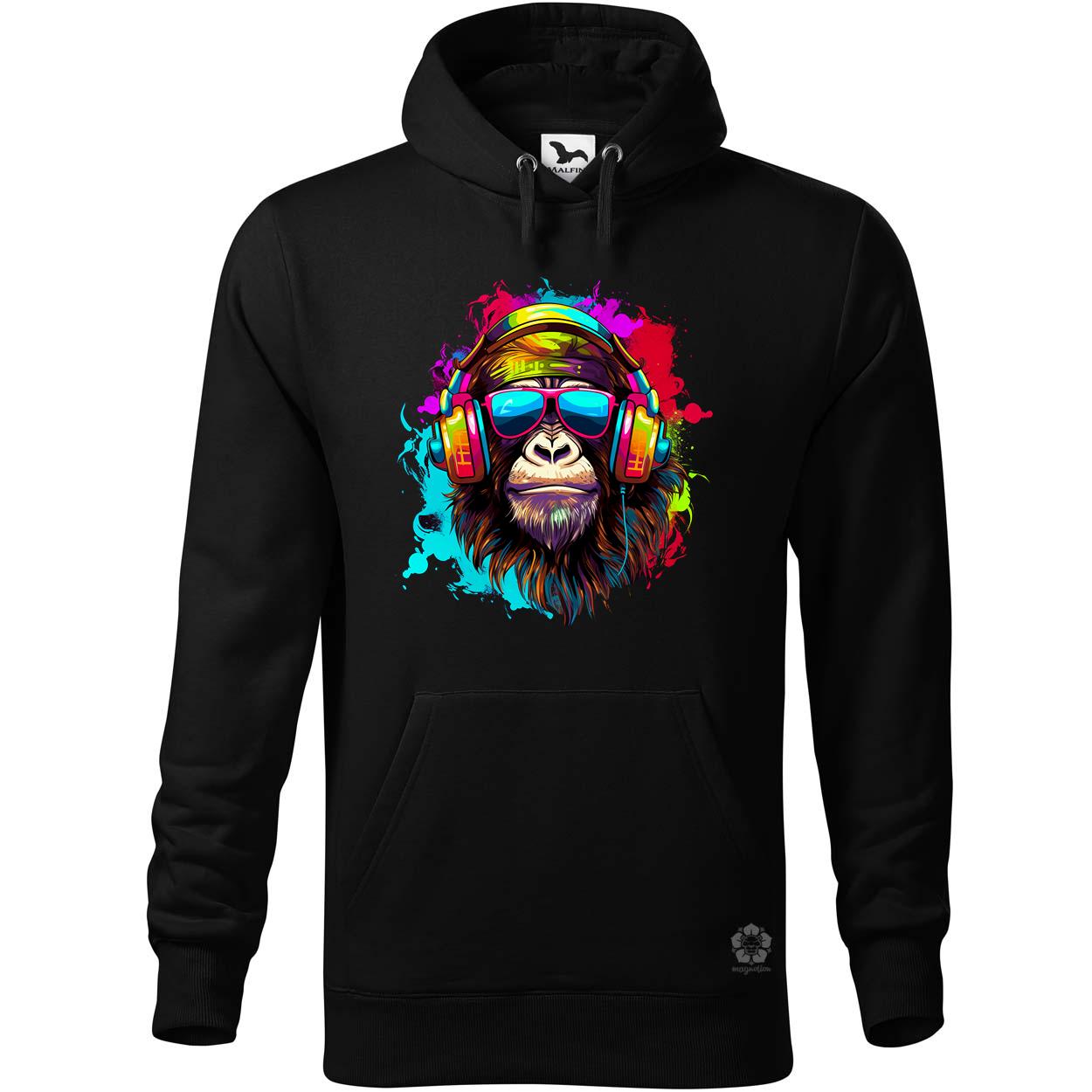 Gorilla zenét hallgat v4 egyedi  pulóver 