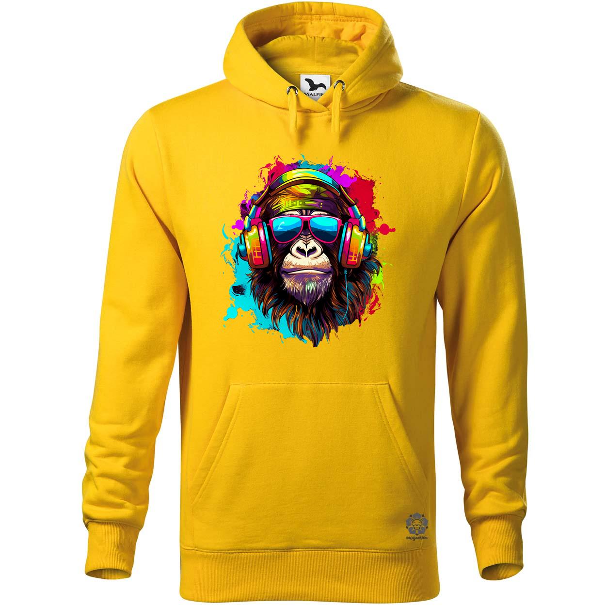 Gorilla zenét hallgat v4 egyedi  pulóver 