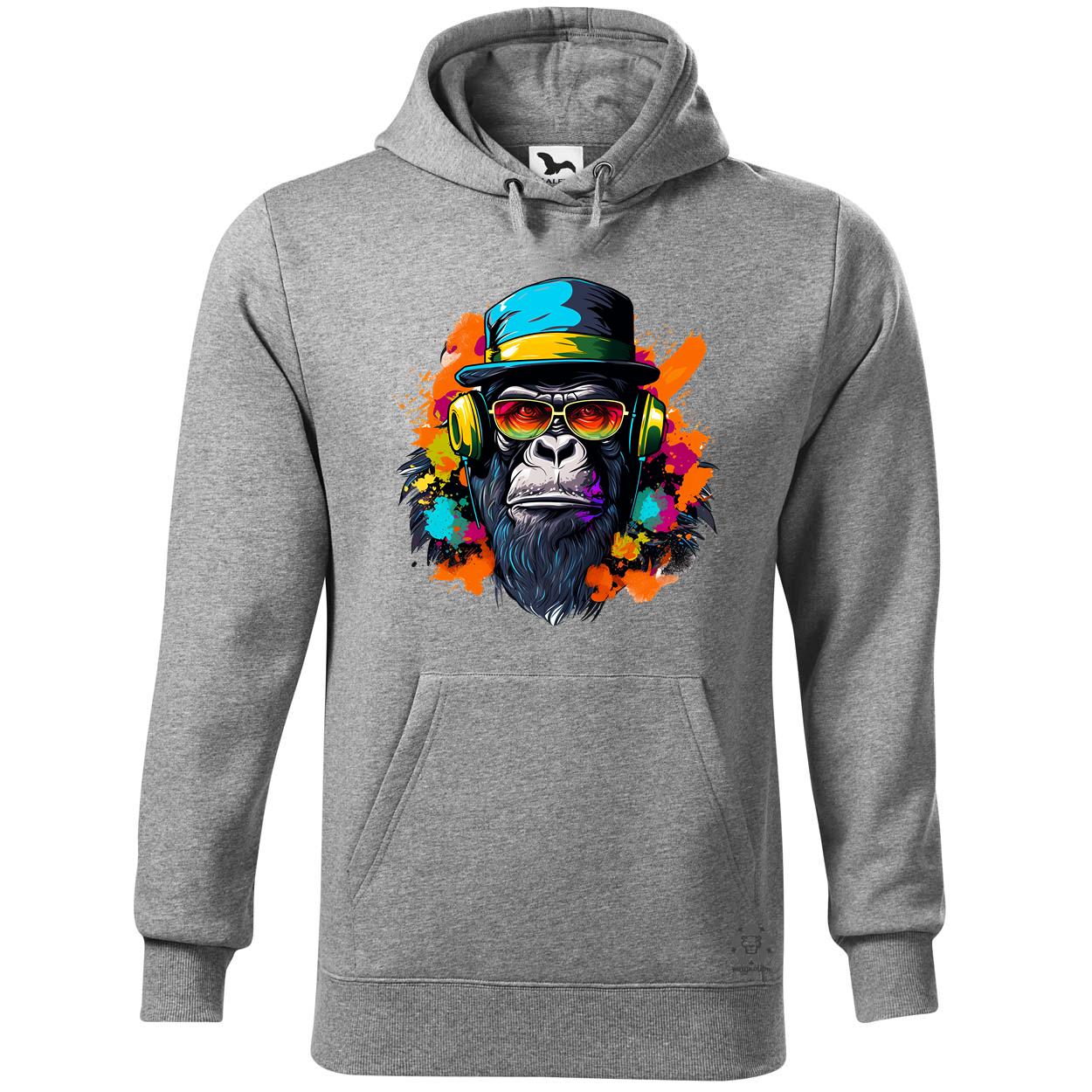 Gorilla zenét hallgat v5 egyedi  pulóver 