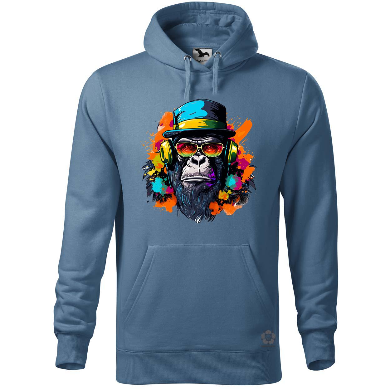 Gorilla zenét hallgat v5 egyedi  pulóver 
