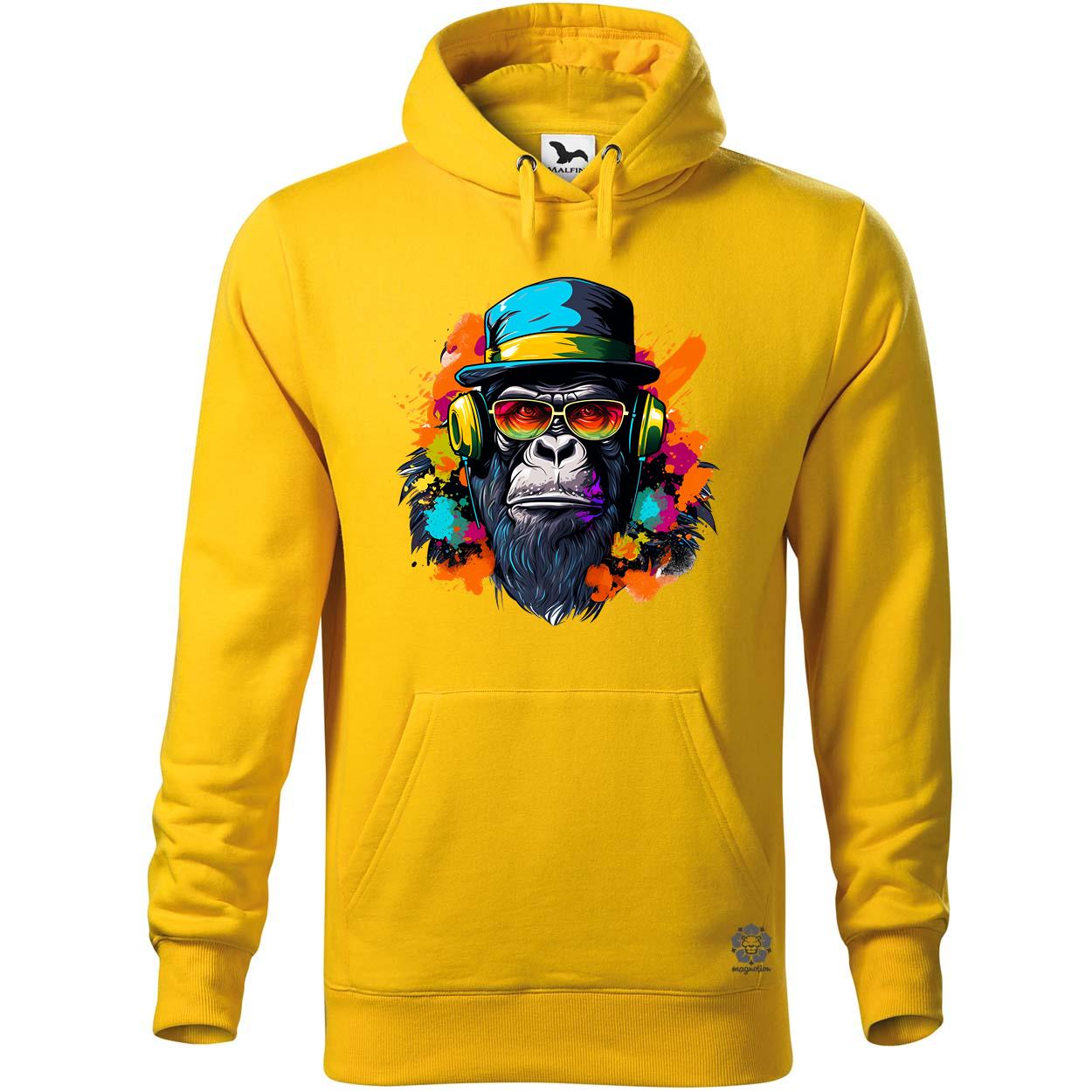 Gorilla zenét hallgat v5 egyedi  pulóver 