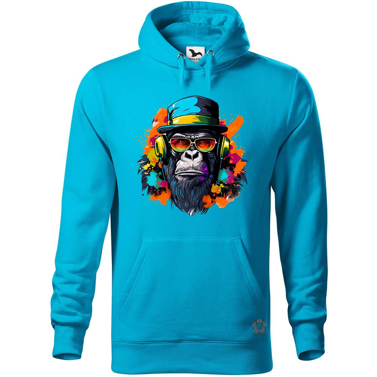 Gorilla zenét hallgat v5 egyedi  pulóver 