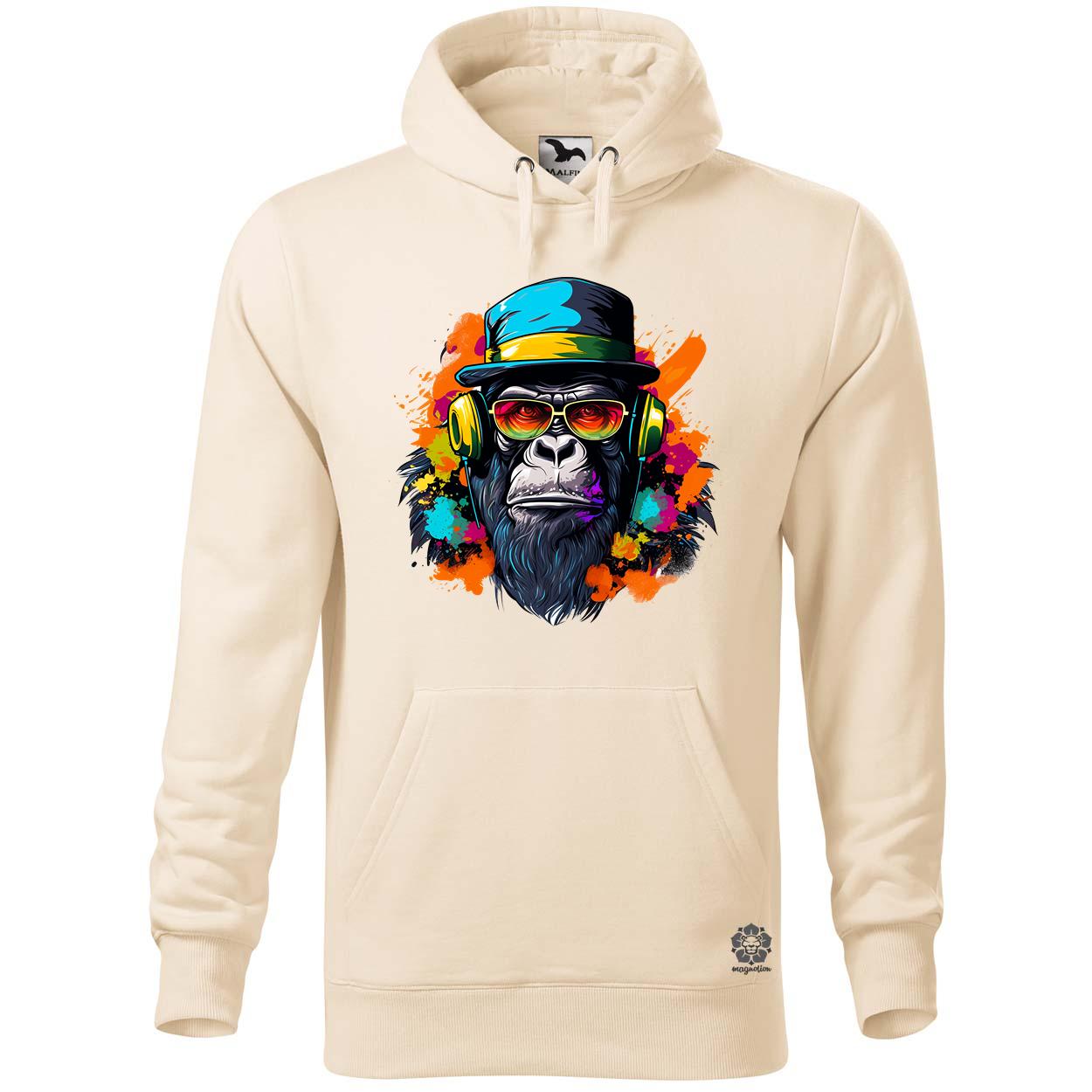 Gorilla zenét hallgat v5 egyedi  pulóver 
