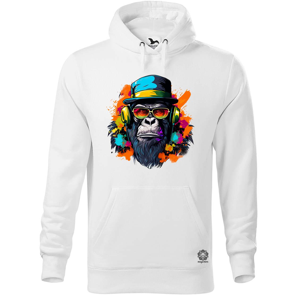 Gorilla zenét hallgat v5 egyedi  pulóver 