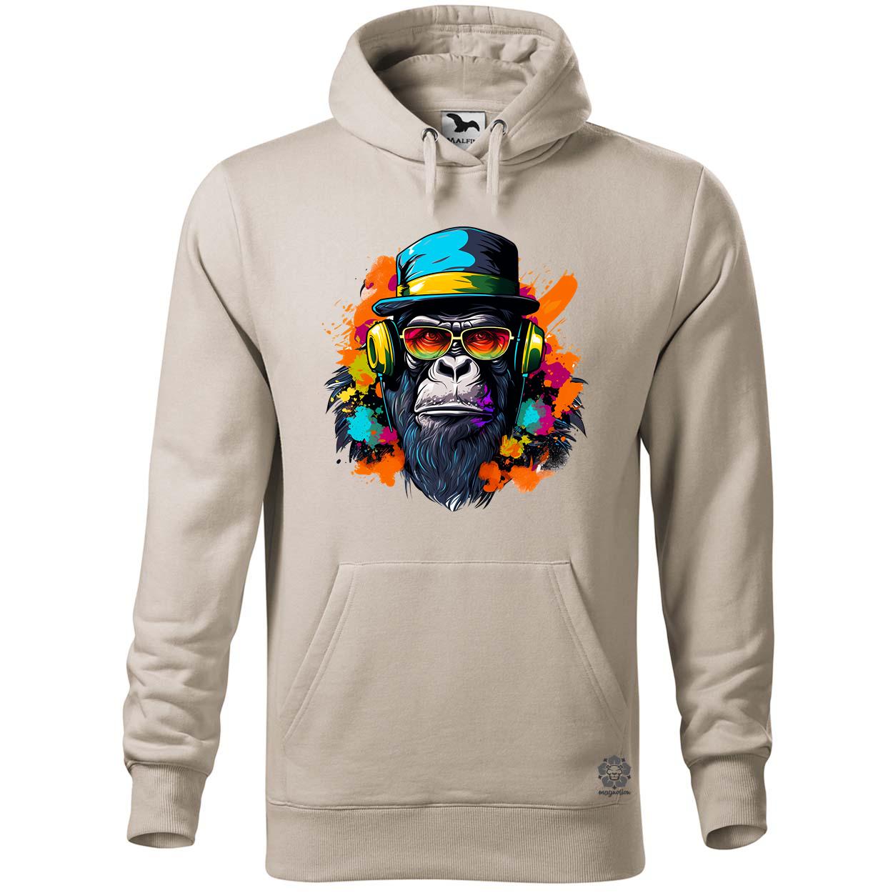 Gorilla zenét hallgat v5 egyedi  pulóver 