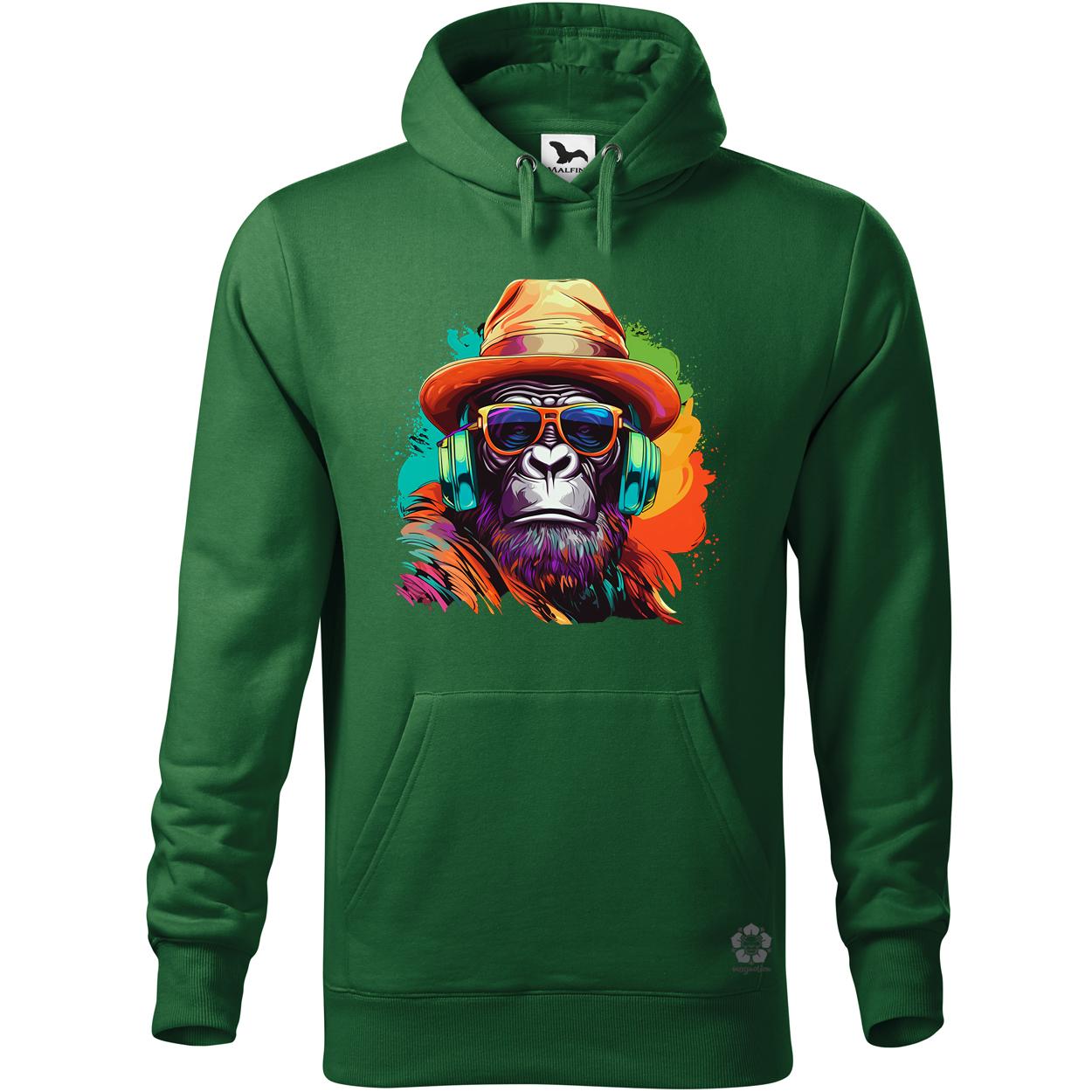 Gorilla zenét hallgat v6 egyedi  pulóver 