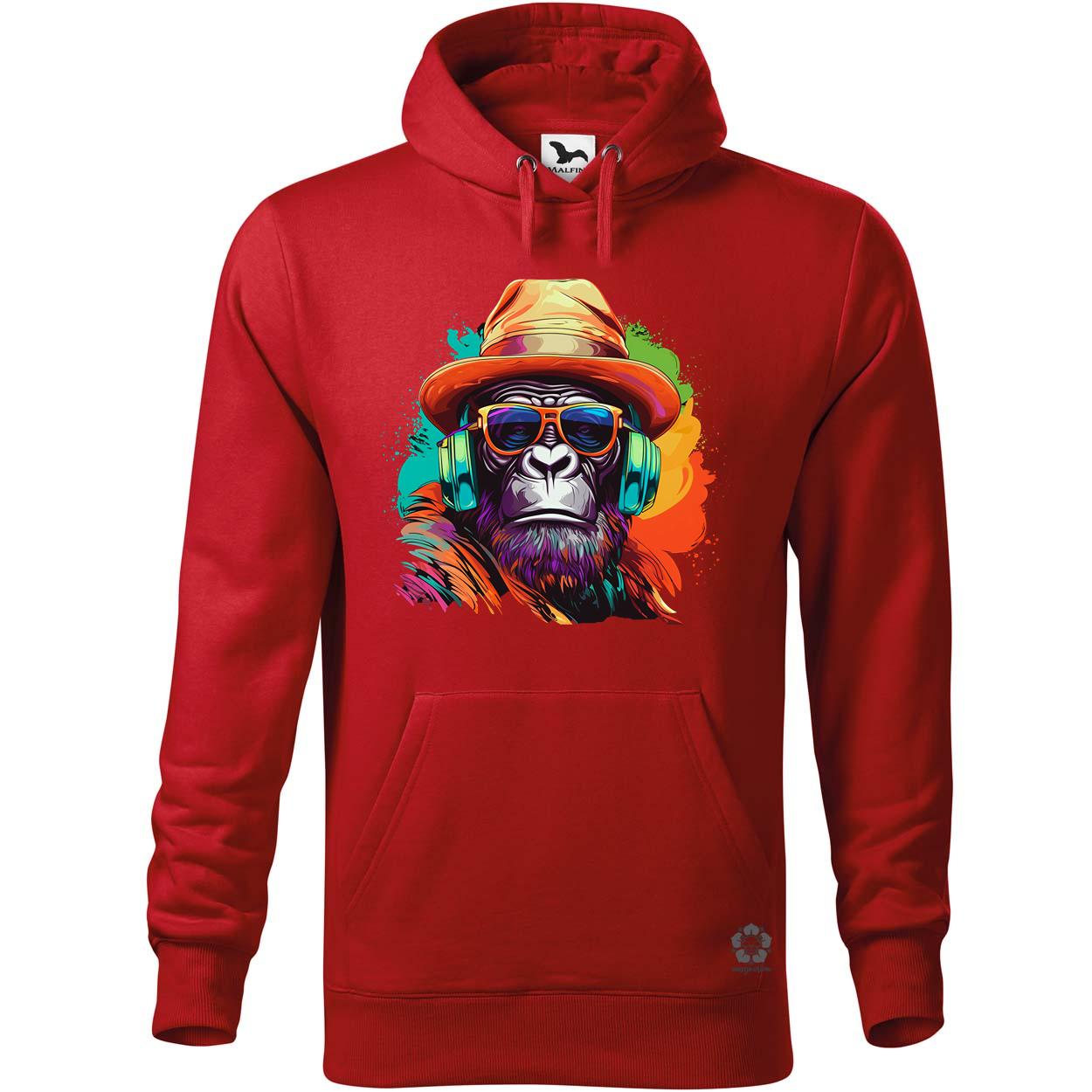 Gorilla zenét hallgat v6 egyedi  pulóver 