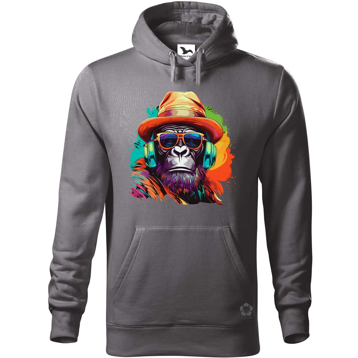 Gorilla zenét hallgat v6 egyedi  pulóver 