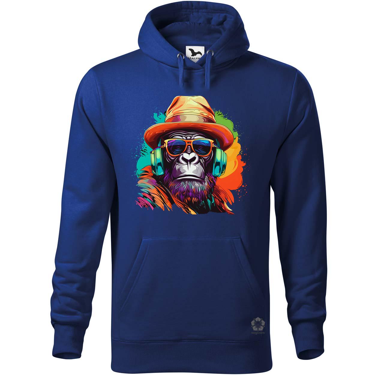 Gorilla zenét hallgat v6 egyedi  pulóver 