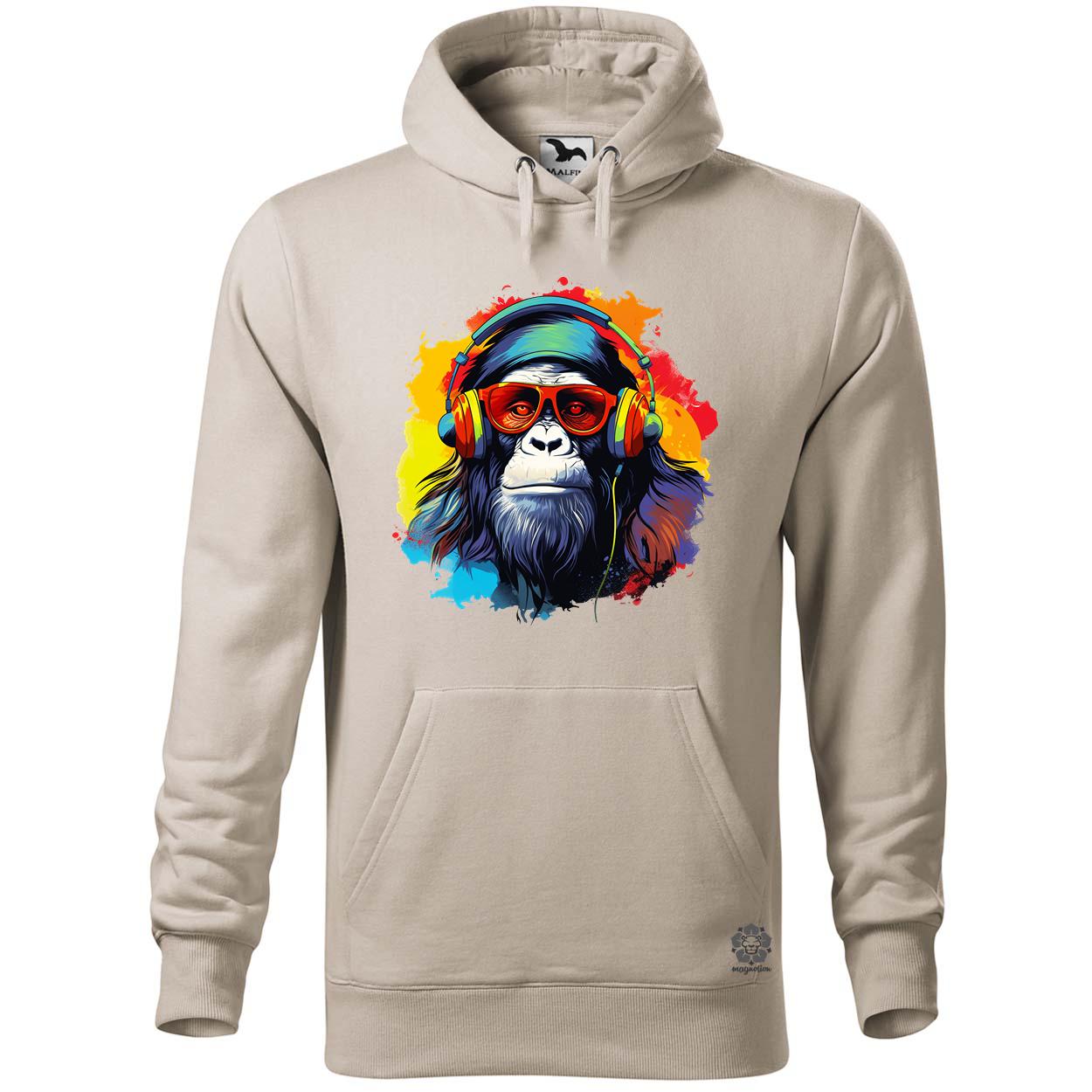 Gorilla zenét hallgat v8 egyedi  pulóver 