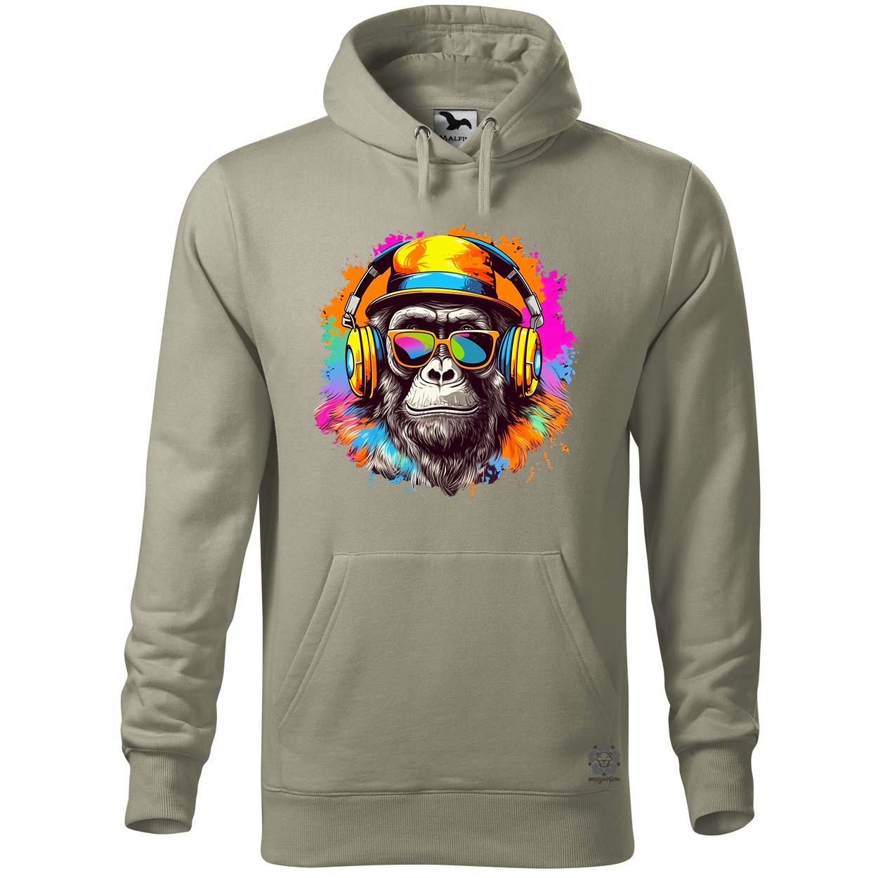 Gorilla zenét hallgat v9 egyedi  pulóver 