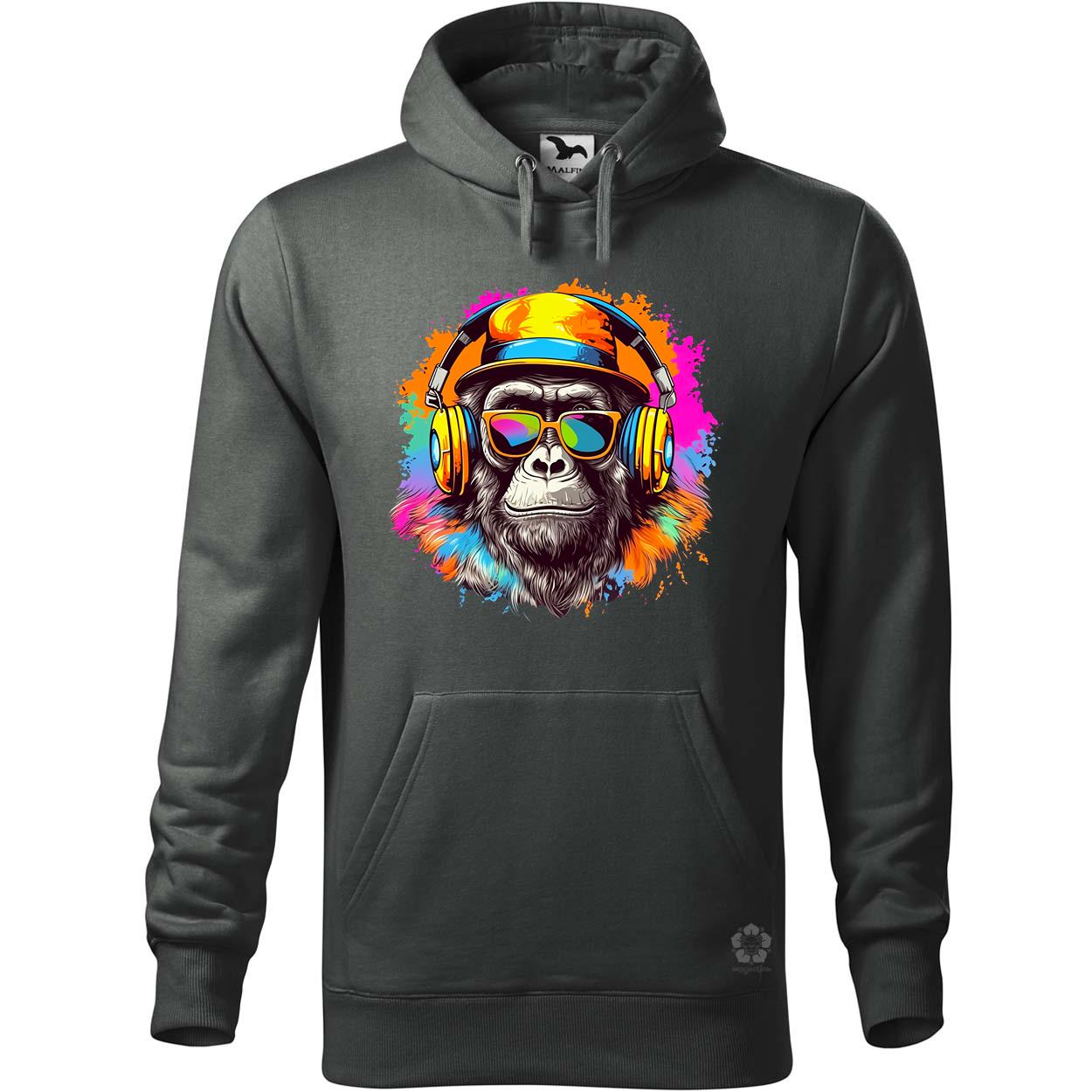 Gorilla zenét hallgat v9 egyedi  pulóver 