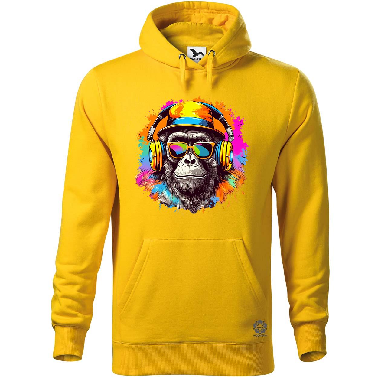 Gorilla zenét hallgat v9 egyedi  pulóver 