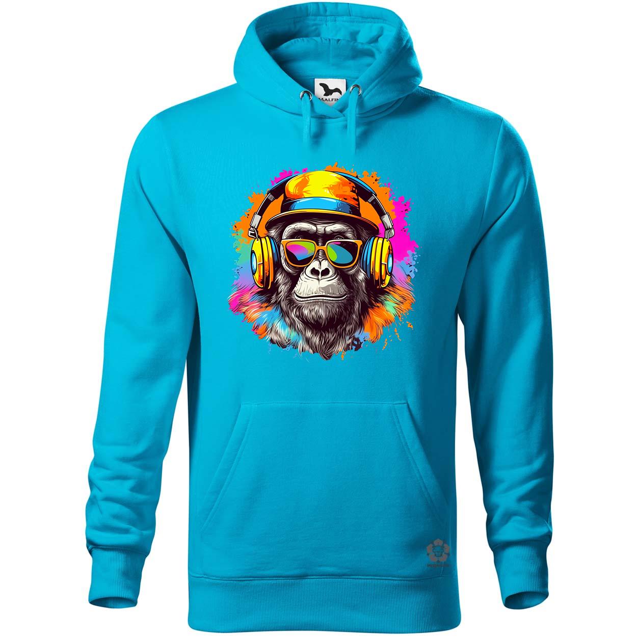 Gorilla zenét hallgat v9 egyedi  pulóver 