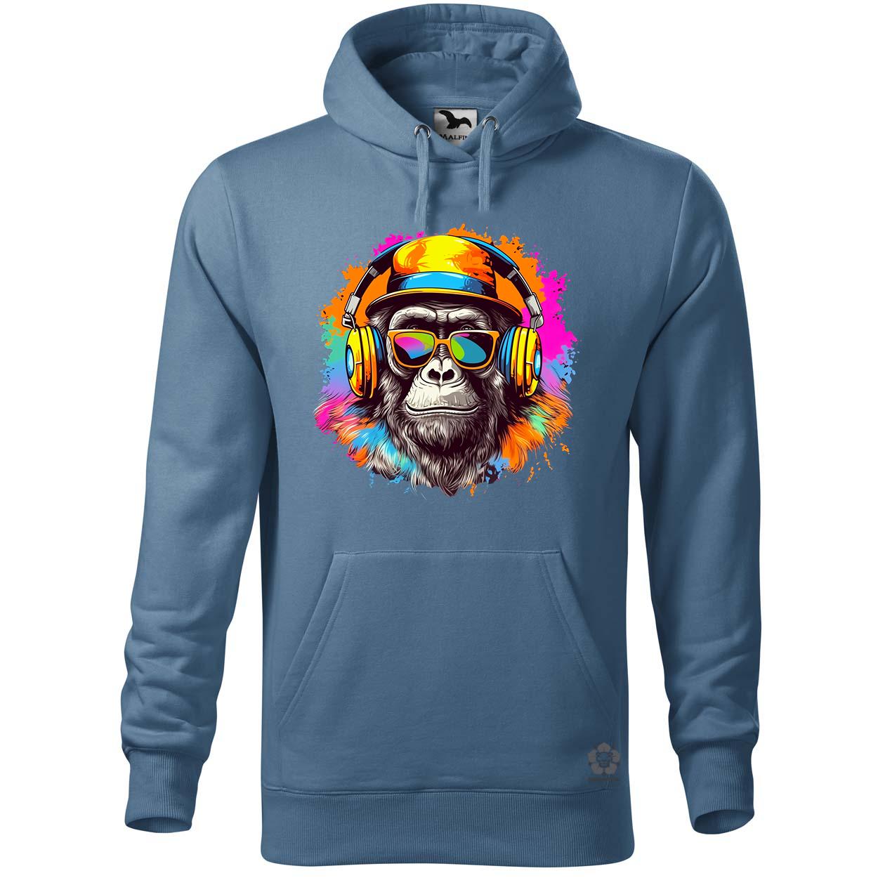 Gorilla zenét hallgat v9 egyedi  pulóver 