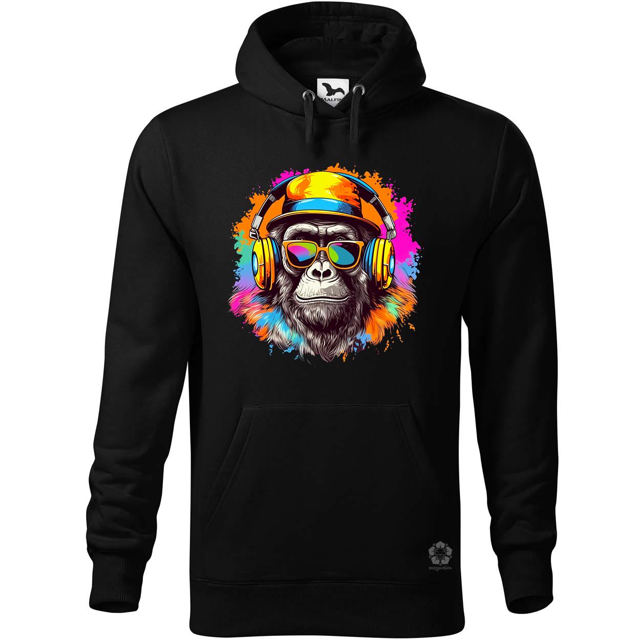 Gorilla zenét hallgat v9 egyedi  pulóver 