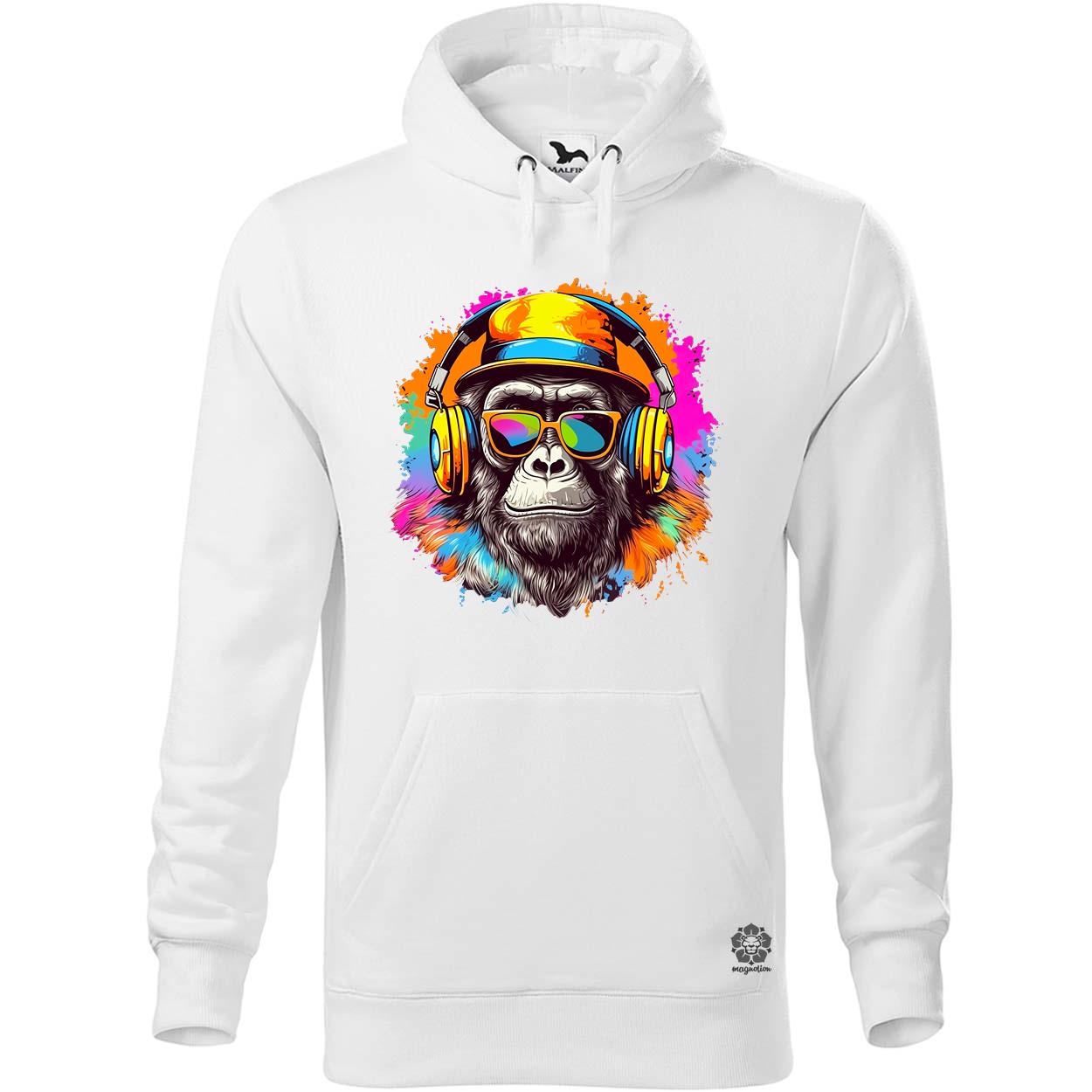 Gorilla zenét hallgat v9 egyedi  pulóver 