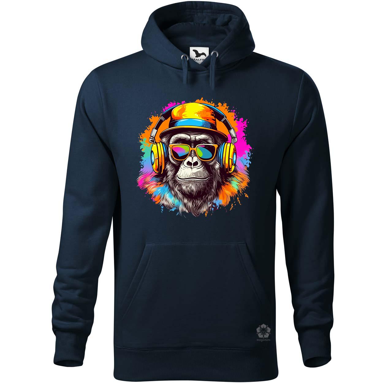 Gorilla zenét hallgat v9 egyedi  pulóver 