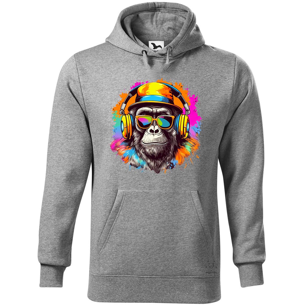 Gorilla zenét hallgat v9 egyedi  pulóver 